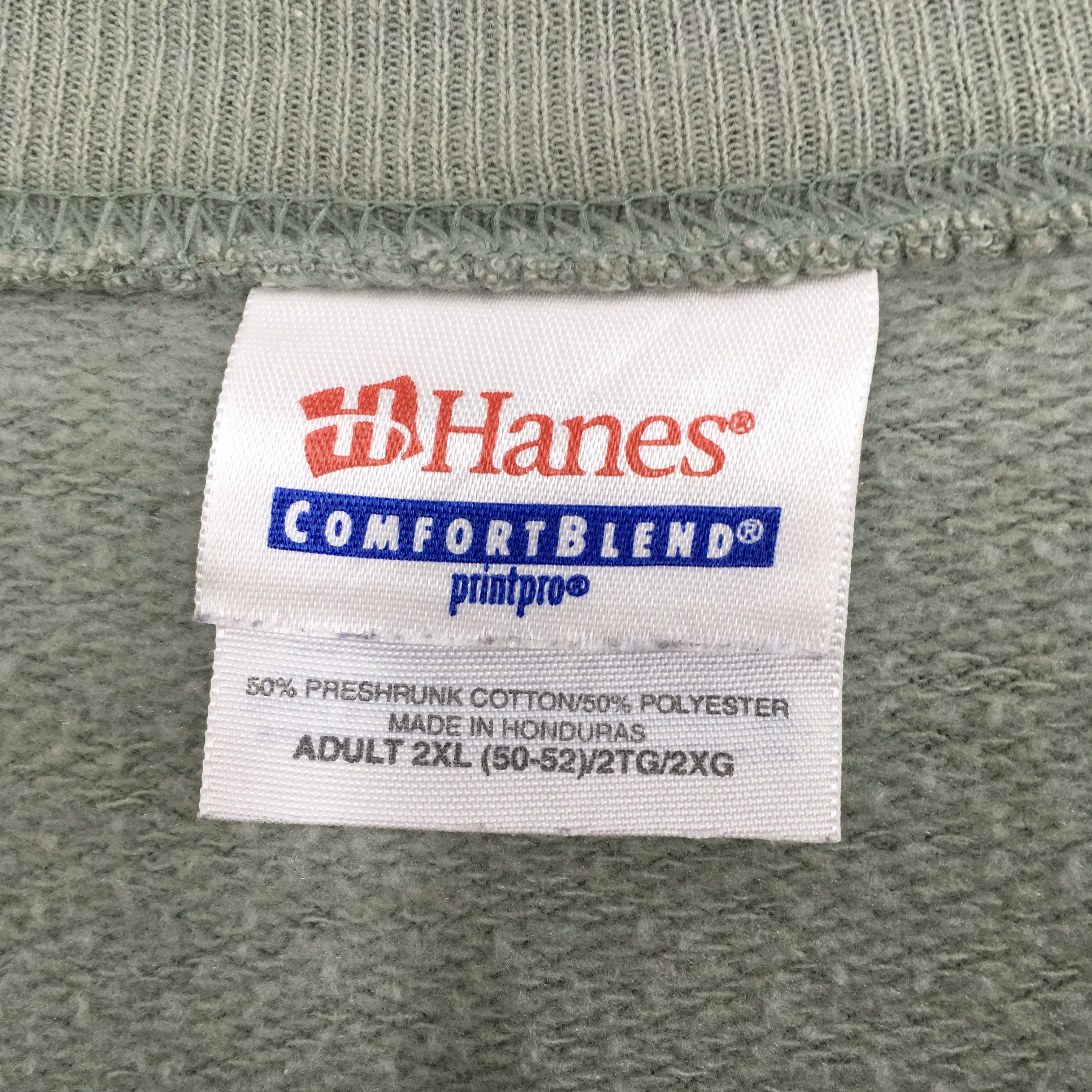Hanes × Vintage Vintage Y2K Alaska US State Green Sweatshirt XXLarge Size US XXL / EU 58 / 5 - 3 Thumbnail