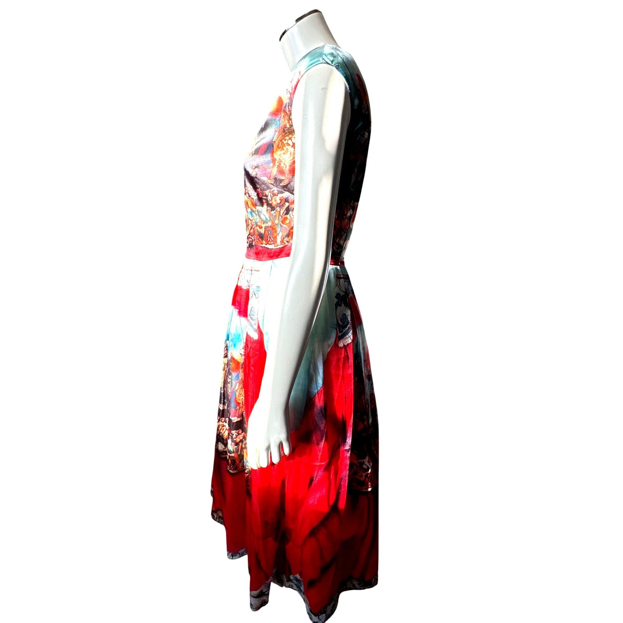Other CCC Silk Cotton Medium Knights Scene Print Fit And Flare Mid Size M / US 6-8 / IT 42-44 - 5 Thumbnail