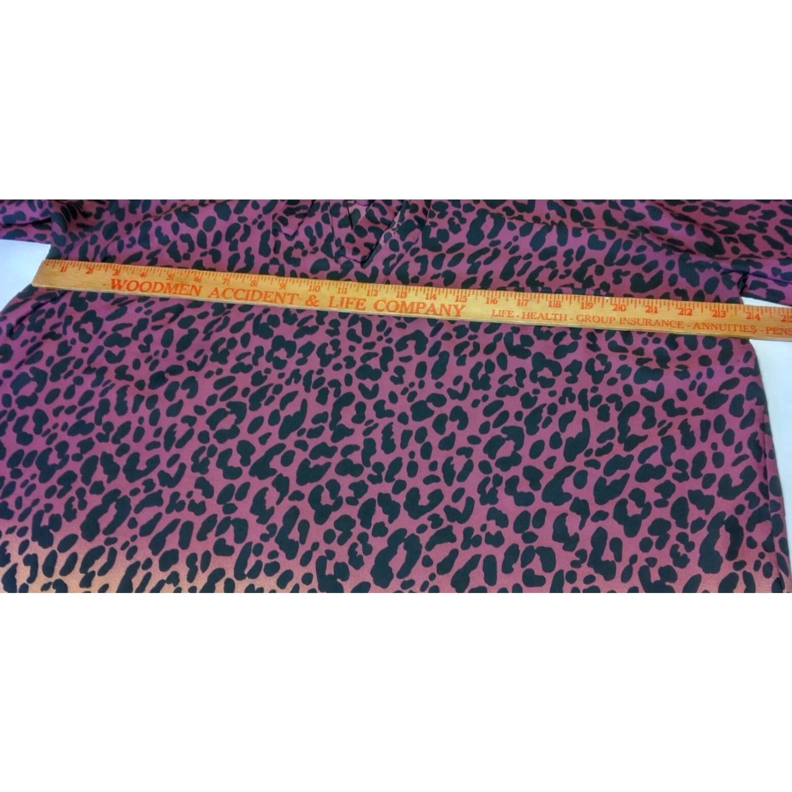 Torrid Torrid Blouse Leopard Cat Print Tie Neck Balloon Sleeve Plus Size 1 Multicolor Crepe Polyester Women Shirt Size XS / US 0-2 / IT 36-38 - 3 Thumbnail