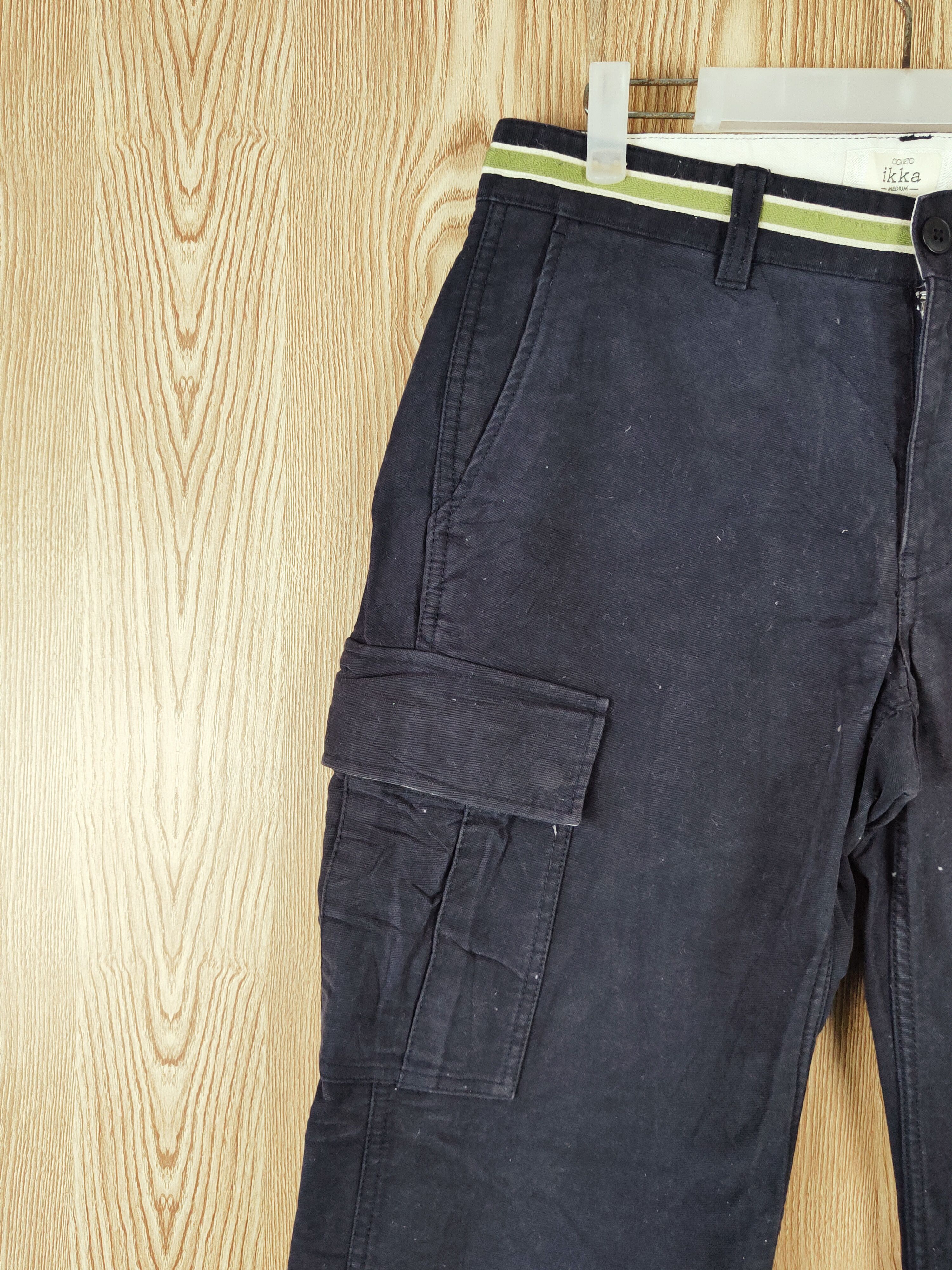 Japanese Brand Ciqueto ikka Navy Multipocket Tactical Cargo Pants #W329 Size US 31 - 3 Thumbnail