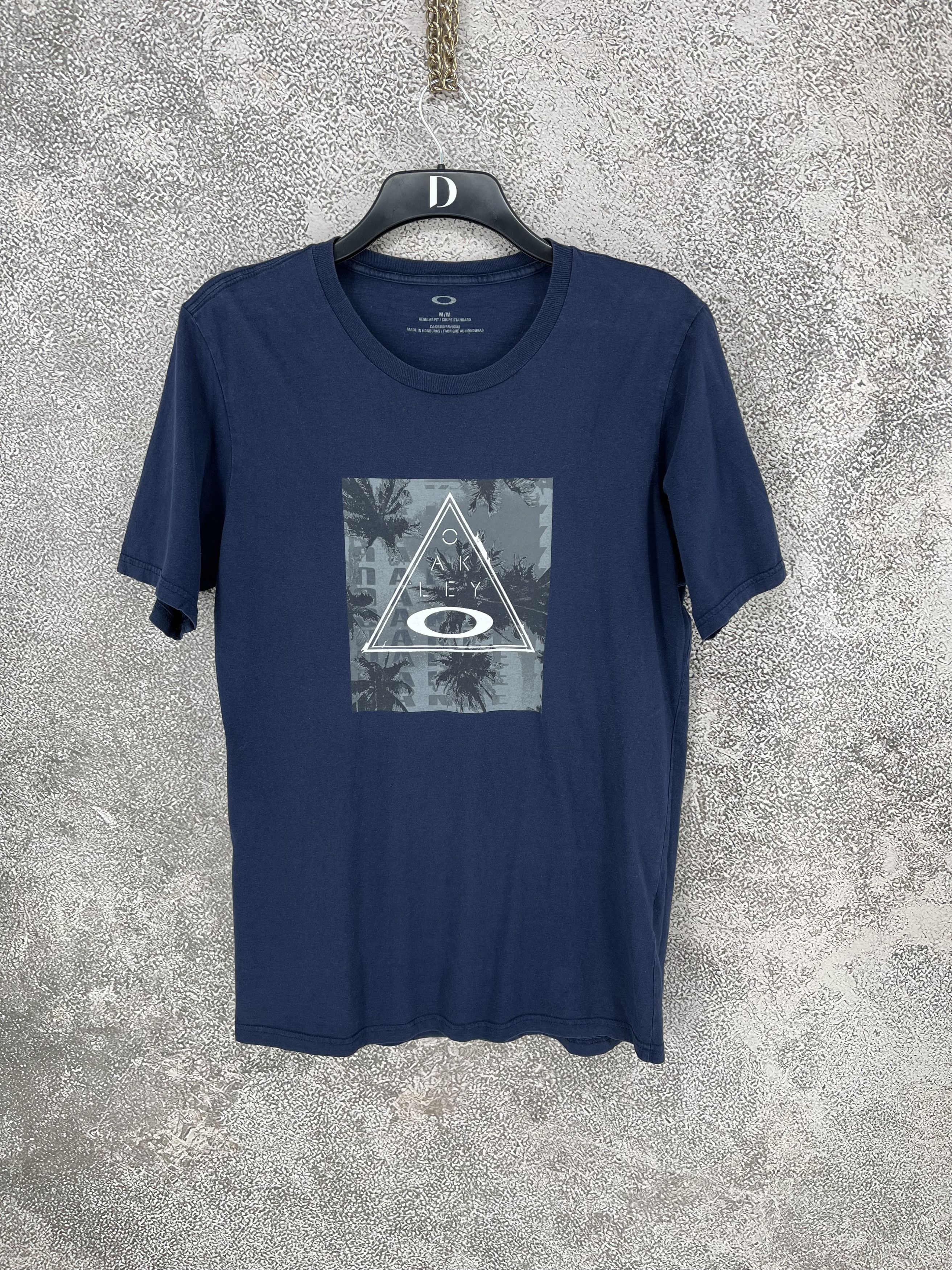 Oakley Oakley Pyramid Palm Tree Shirt Size M Surf Skate Blue Size US M / EU 48-50 / 2 - 1 Thumbnail
