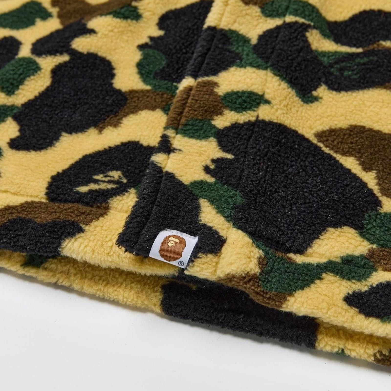 Bape Bape Vintage Camo Hooded Fur Long Coat Size US M / EU 48-50 / 2 - 4 Thumbnail