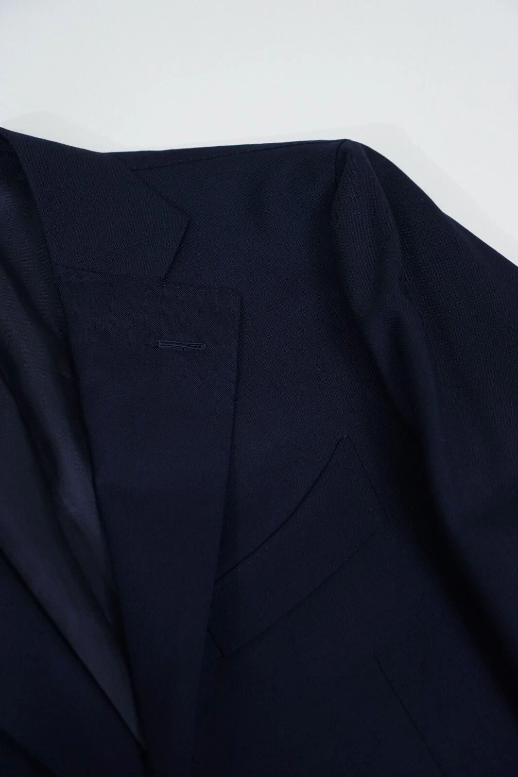 Suitsupply Men Suitsupply Blazer La Spalla Navy Blue Wool Size 22 US34S Size 34S - 4 Thumbnail
