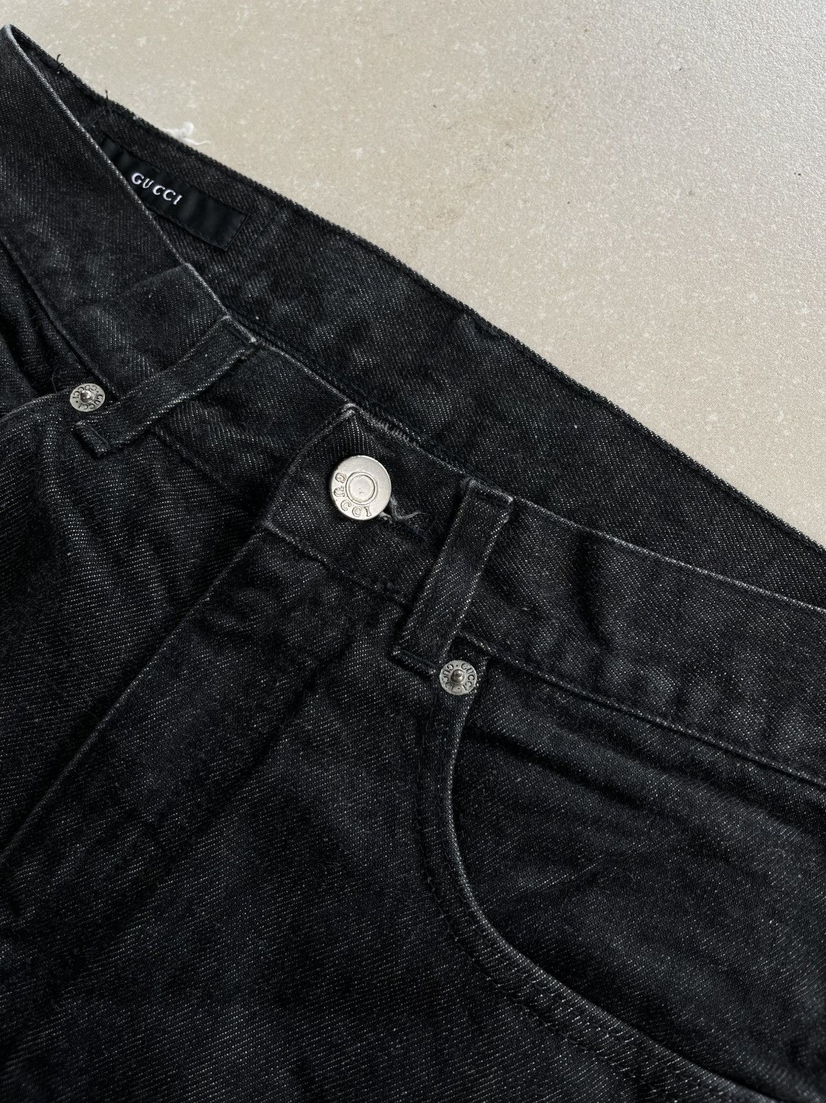 Gucci GUCCI SELVEDGE DENIM SUPER BLACK Size US 29 - 10 Thumbnail