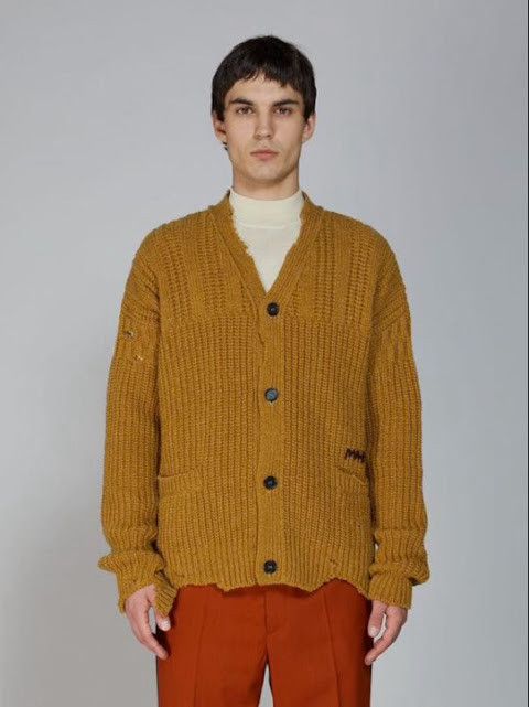 Marni o1w1db10824 Cardigan in Brown Size US S / EU 44-46 / 1 - 1 Thumbnail