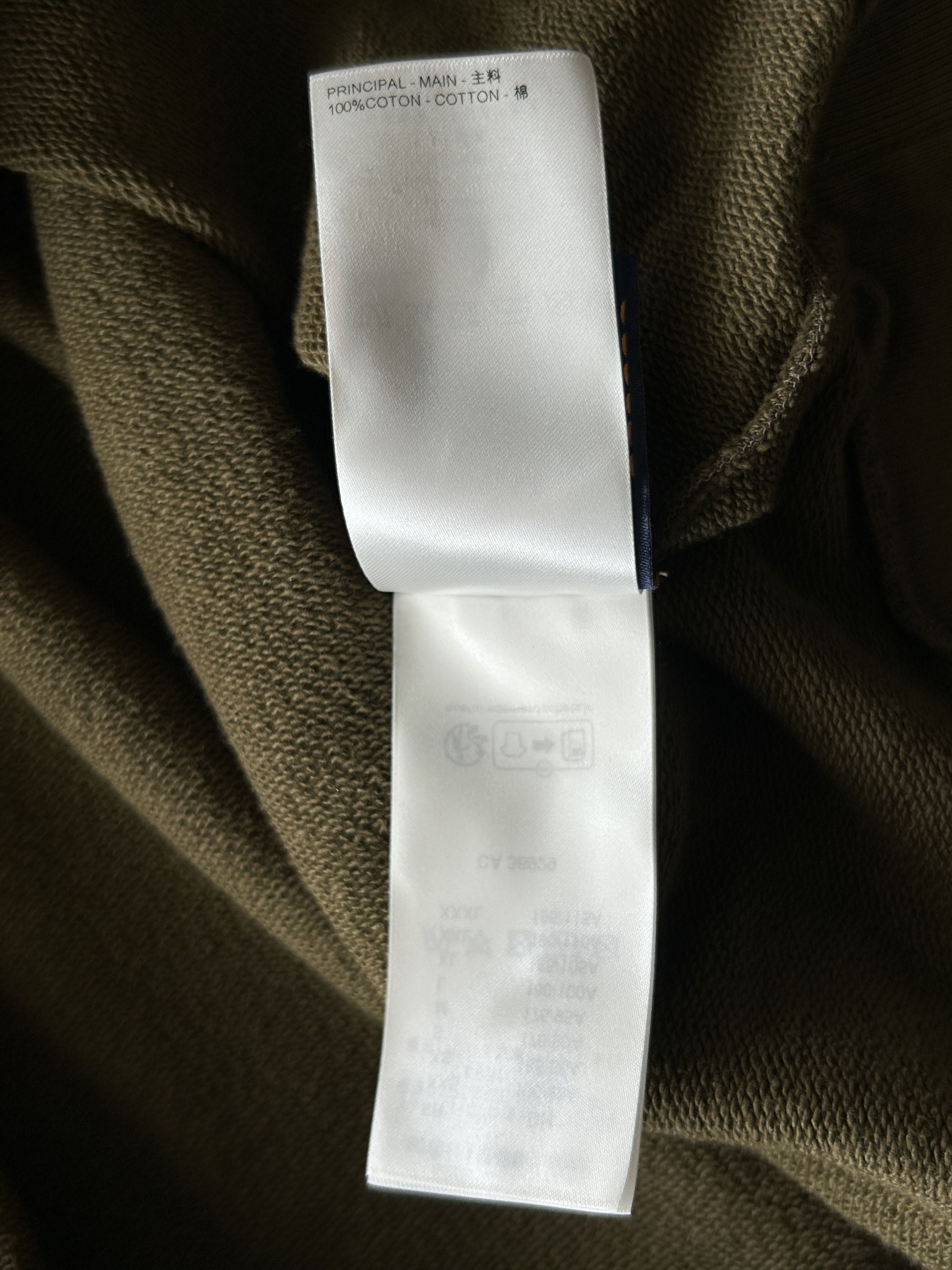 Louis Vuitton Louis Vuitton Khaki LVers Logo Sweater Size US XXL / EU 58 / 5 - 5 Thumbnail