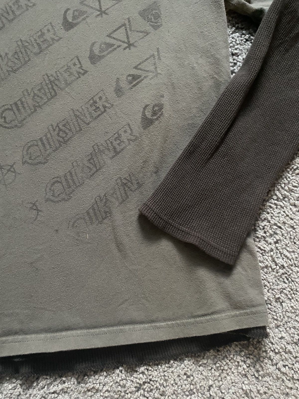 Quiksilver × Vintage Vintage Quiksilver Thermal Longsleeve Shirt Size US L / EU 52-54 / 3 - 3 Thumbnail
