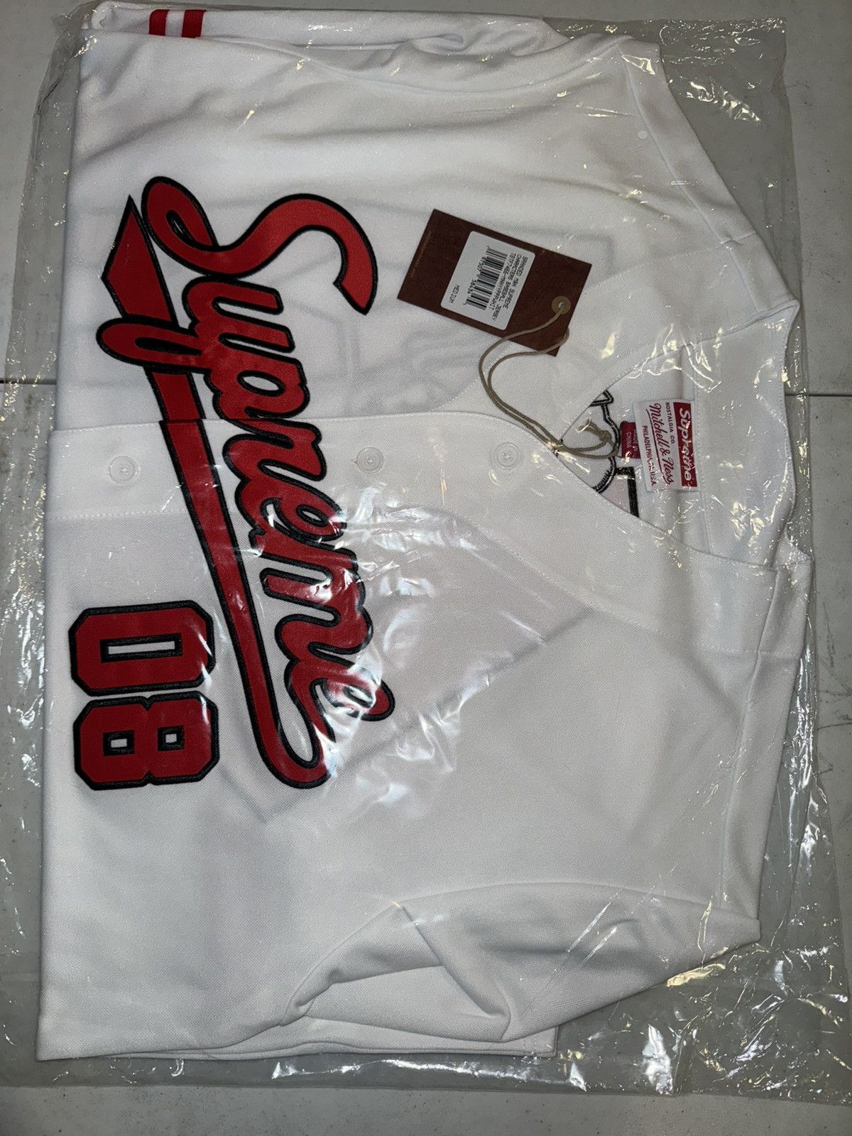 Mitchell & Ness × Supreme Supreme x Mitchell & Ness Downtown Hell Baseball Jersey Size US M / EU 48-50 / 2 - 3 Thumbnail