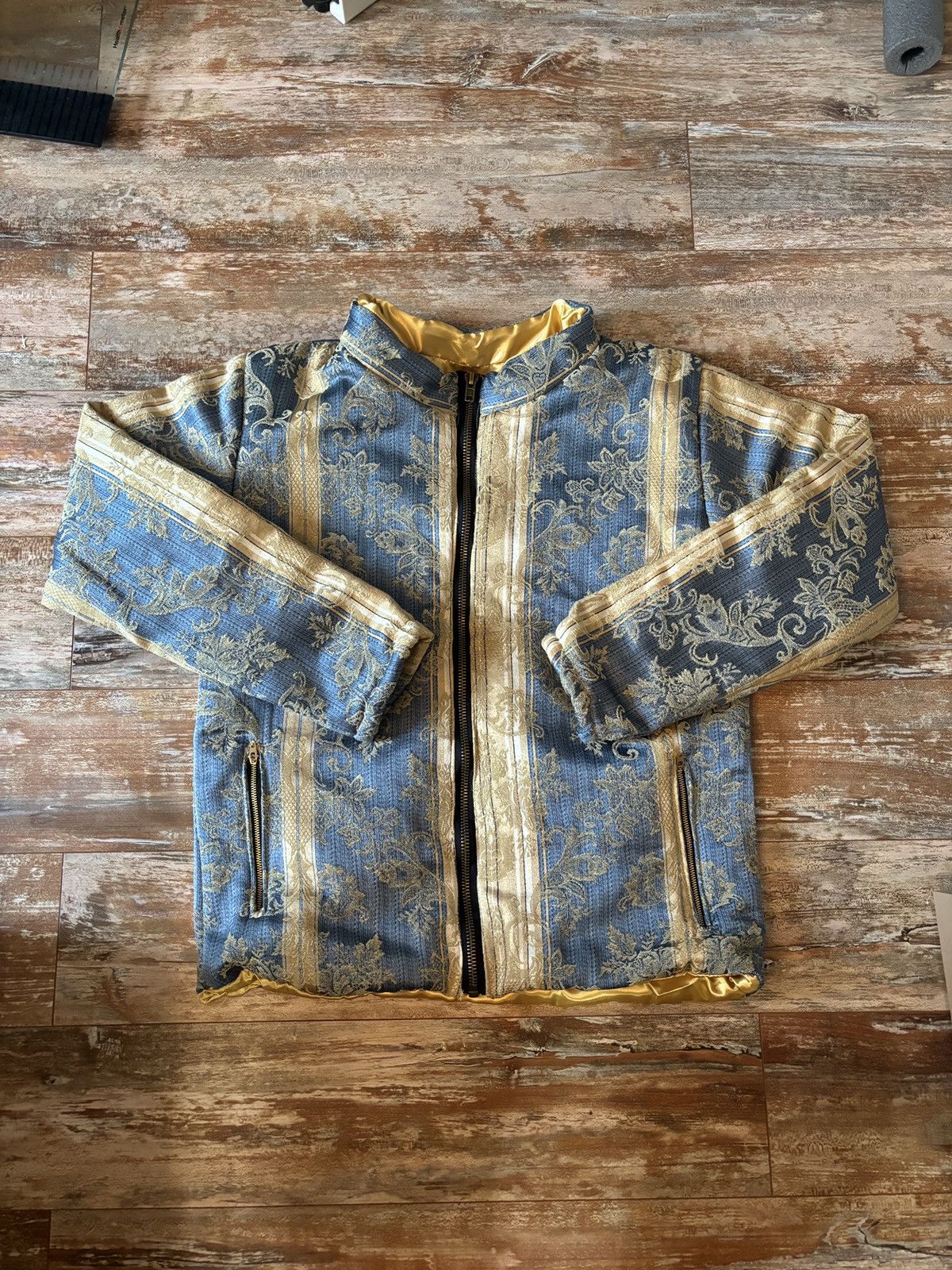 Handmade × Vintage Gold Satin Liner Jacket Size US M / EU 48-50 / 2 - 1 Thumbnail