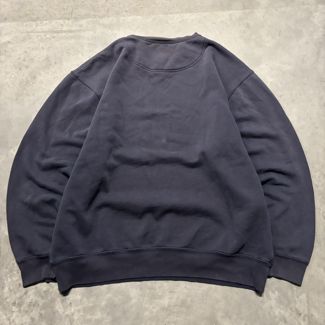 Japanese Brand × Vintage Crazy Vintage Y2K/2000s Faded Navy Blue Cermieux Spellout Essential Crewneck! Size US L / EU 52-54 / 3 - 7 Thumbnail