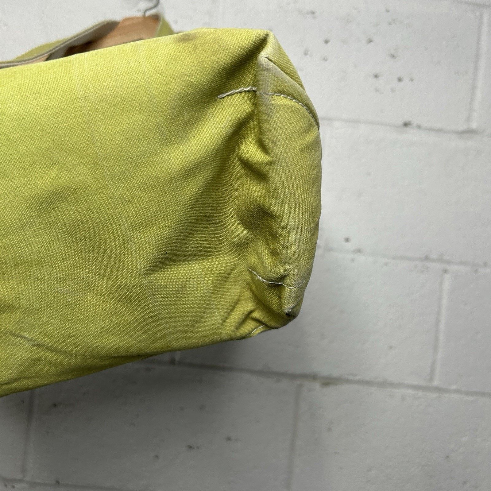 L.L. Bean Vintage L.L. Bean Boat and Tote Bag USA "Lime Green" Medium Size ONE SIZE - 5 Thumbnail