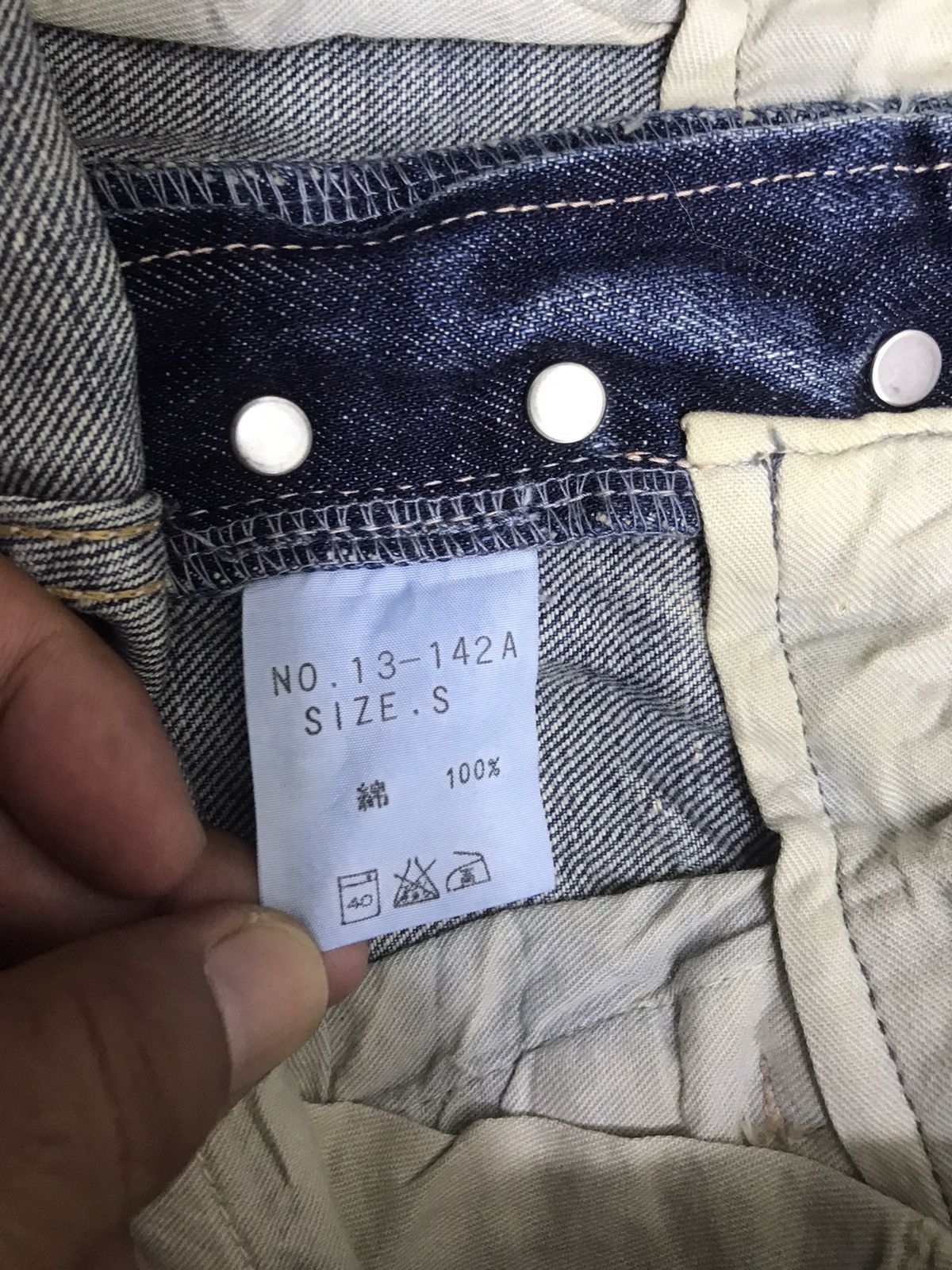 Japanese Brand DMG Japan Cargo Jeans F795 Size US 29 - 15 Thumbnail