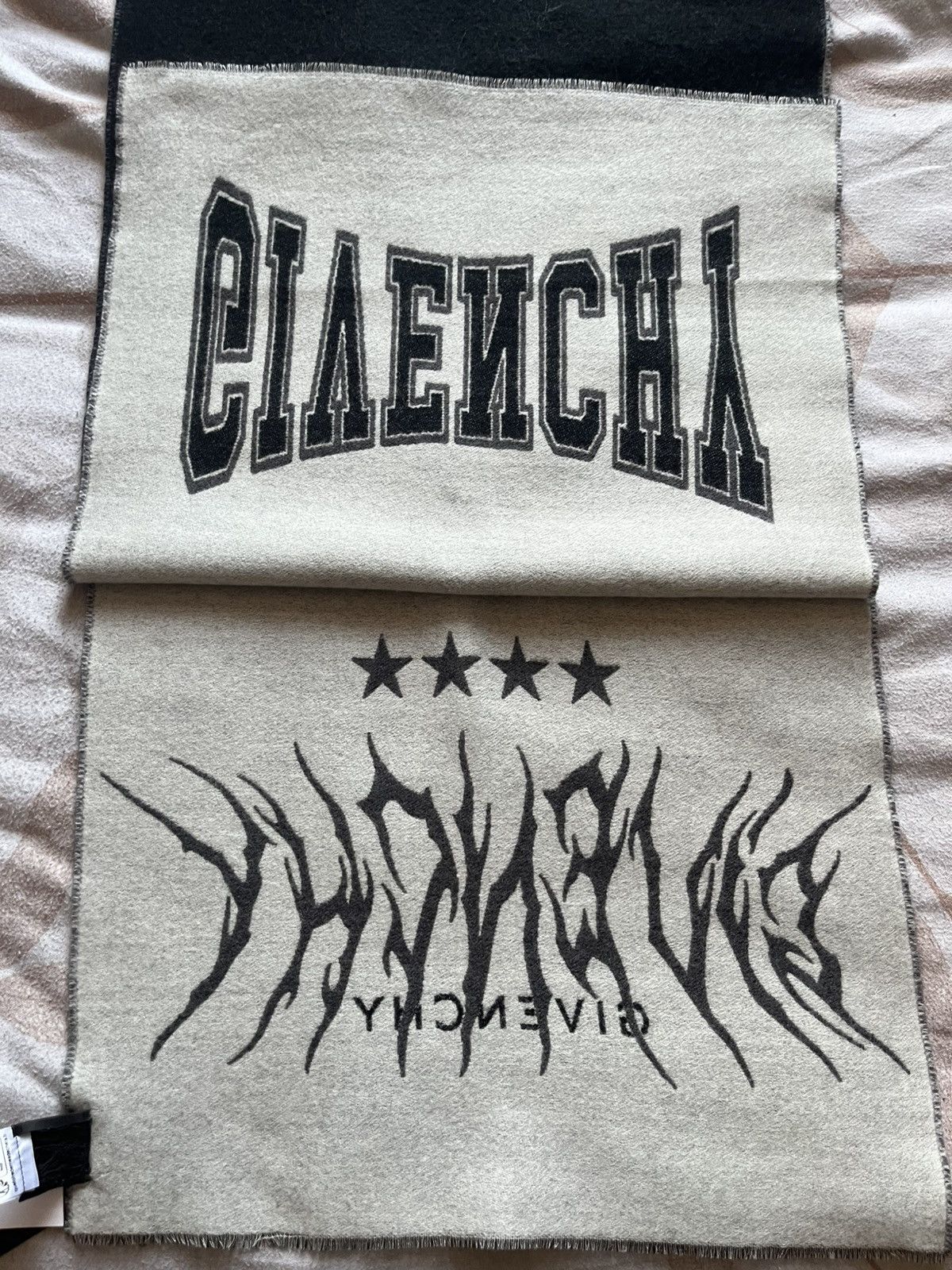 Givenchy Givenchy Intarsien-Schal mit Logo Size ONE SIZE - 2 Thumbnail