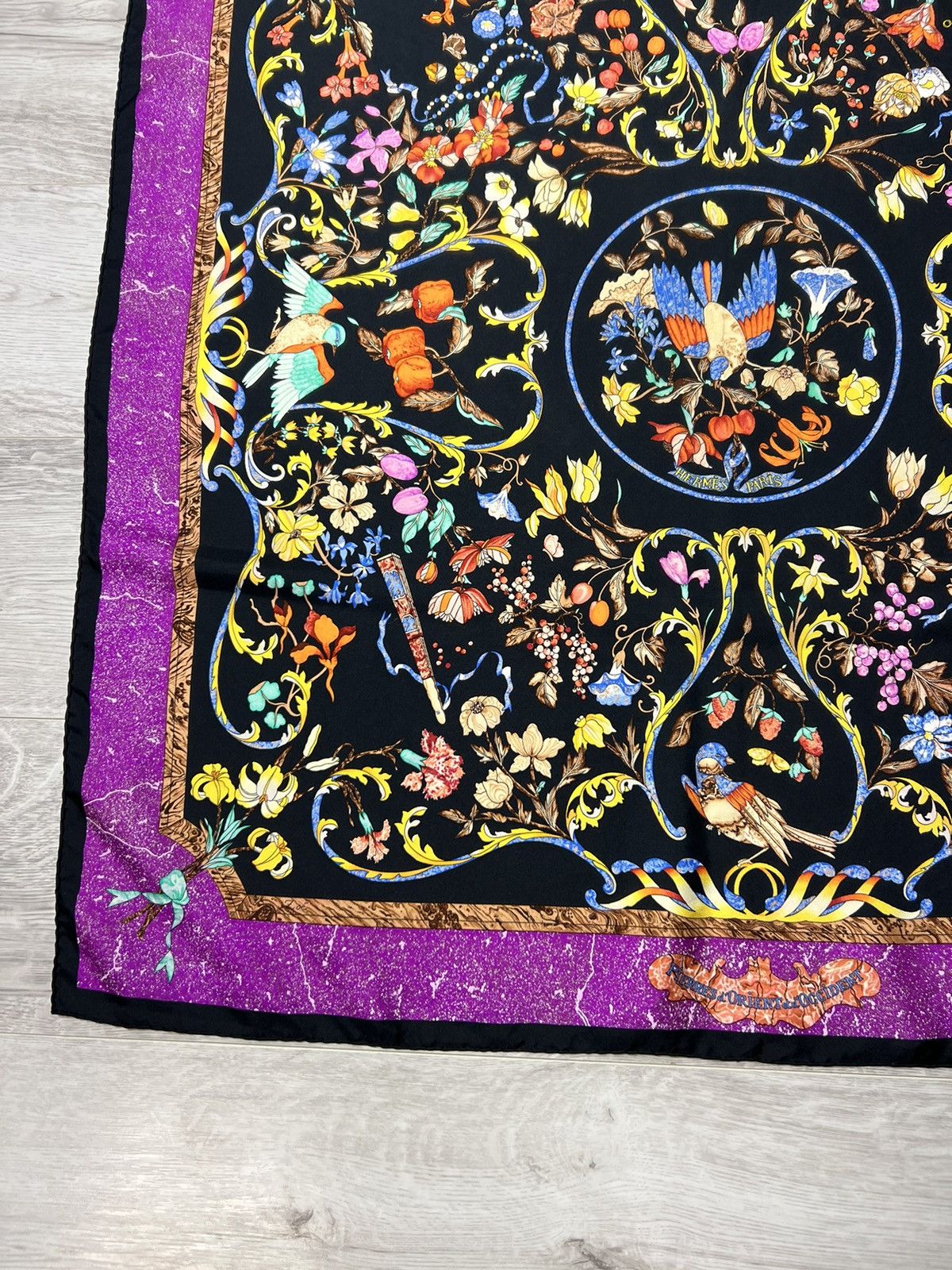 Hermes HERMES Carre Pierres d'Orient et d'Occident Silk Scarf Size ONE SIZE - 3 Thumbnail