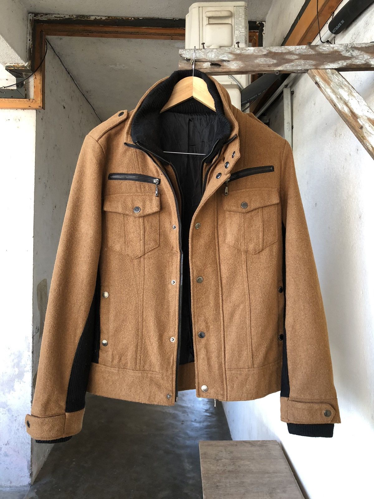Japanese Brand SemanticDesign Bondage Punk Double Wool Zipper Jacket Size US L / EU 52-54 / 3 - 3 Thumbnail