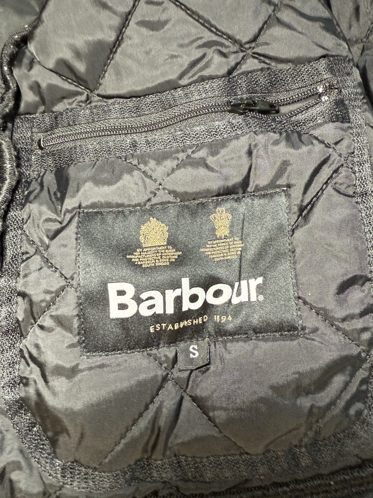 Barbour Barbour Liddesdale Quilted Jacket Black Cord Collar S Size US S / EU 44-46 / 1 - 3 Thumbnail