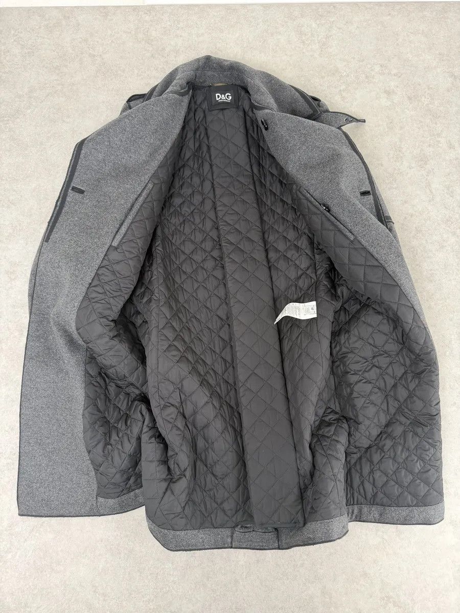 Dolce & Gabbana AW2009 Dolce & Gabbana Grey Wool Officer Trench Coat Size US M / EU 48-50 / 2 - 6 Thumbnail