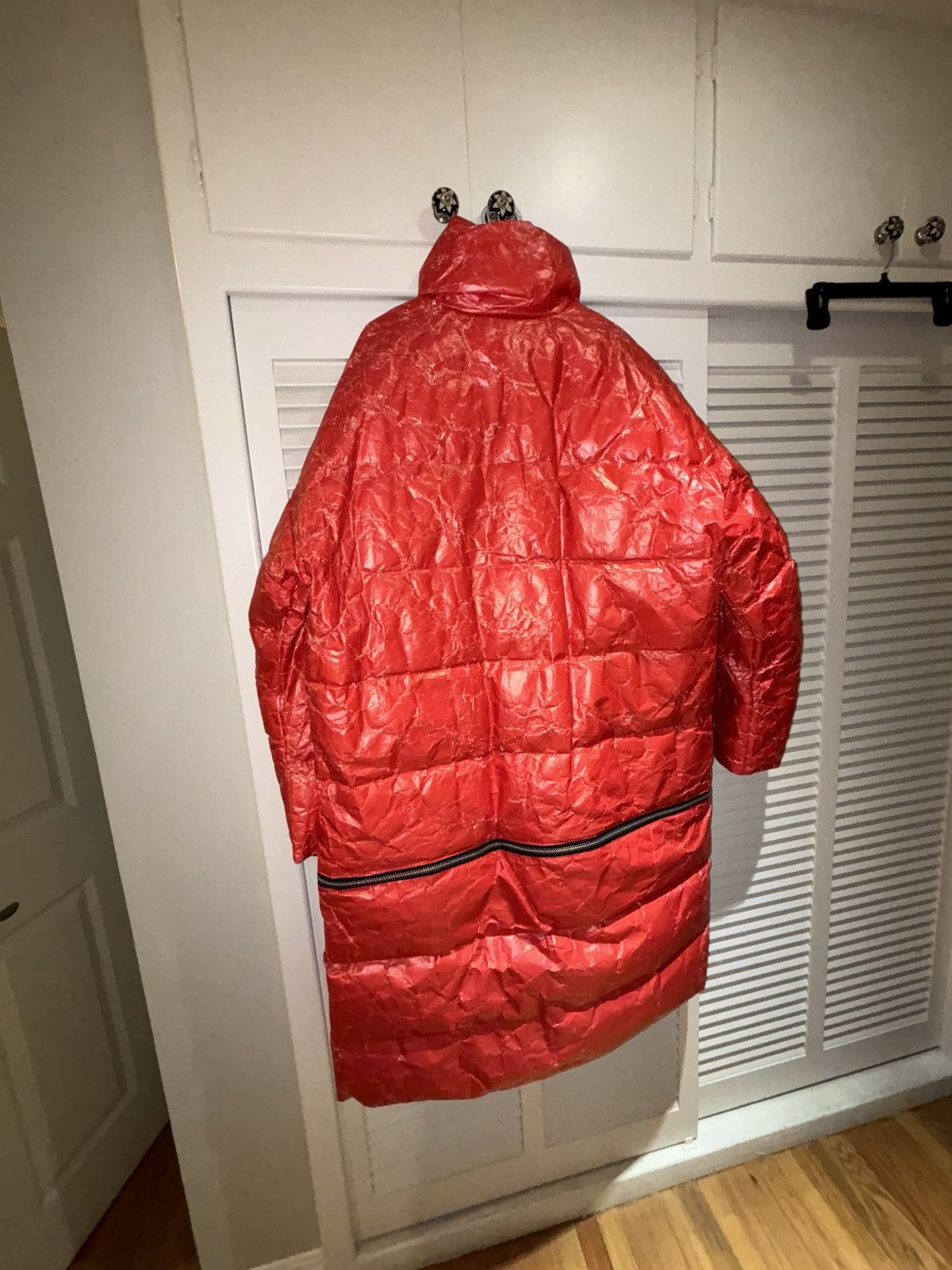 UEG Ueg red goose down jacket medium large made in Poland Size US L / EU 52-54 / 3 - 2 Thumbnail