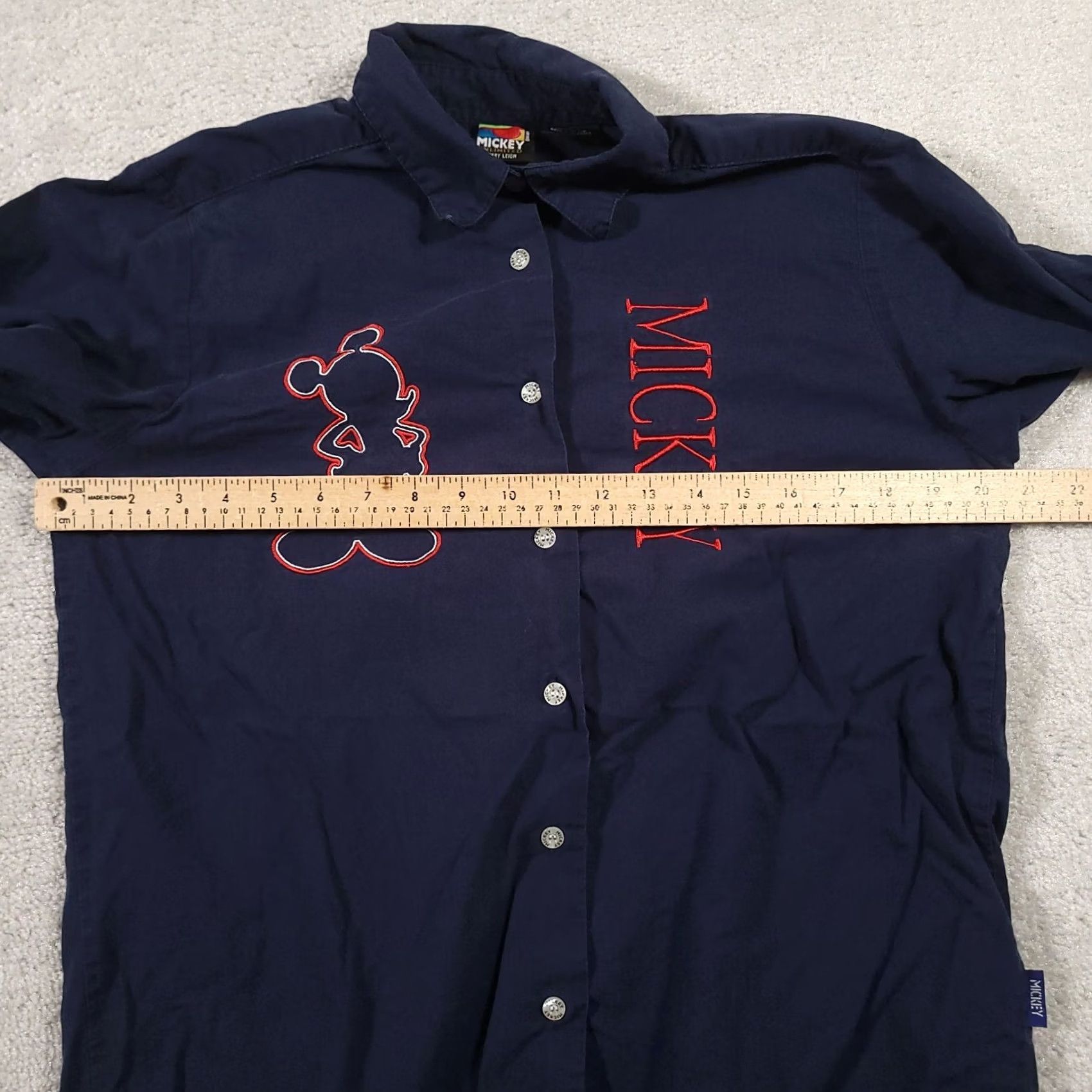 Mickey Unlimited VINTAGE Mickey Unlimited Shirt Womens S Blue Disney Jerry Leigh Women Size S / US 4 / IT 40 - 3 Thumbnail