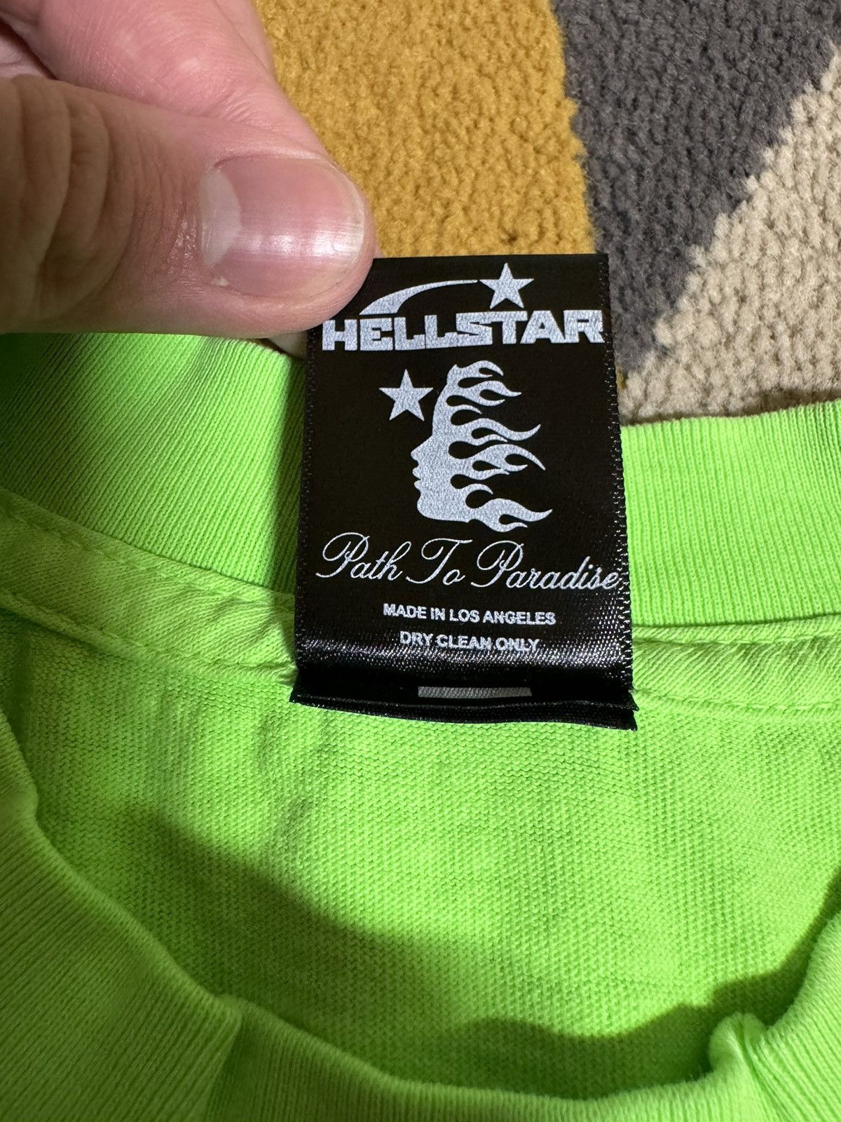 HELLSTAR Green Hellstar Path To Paradise Tee | Grailed