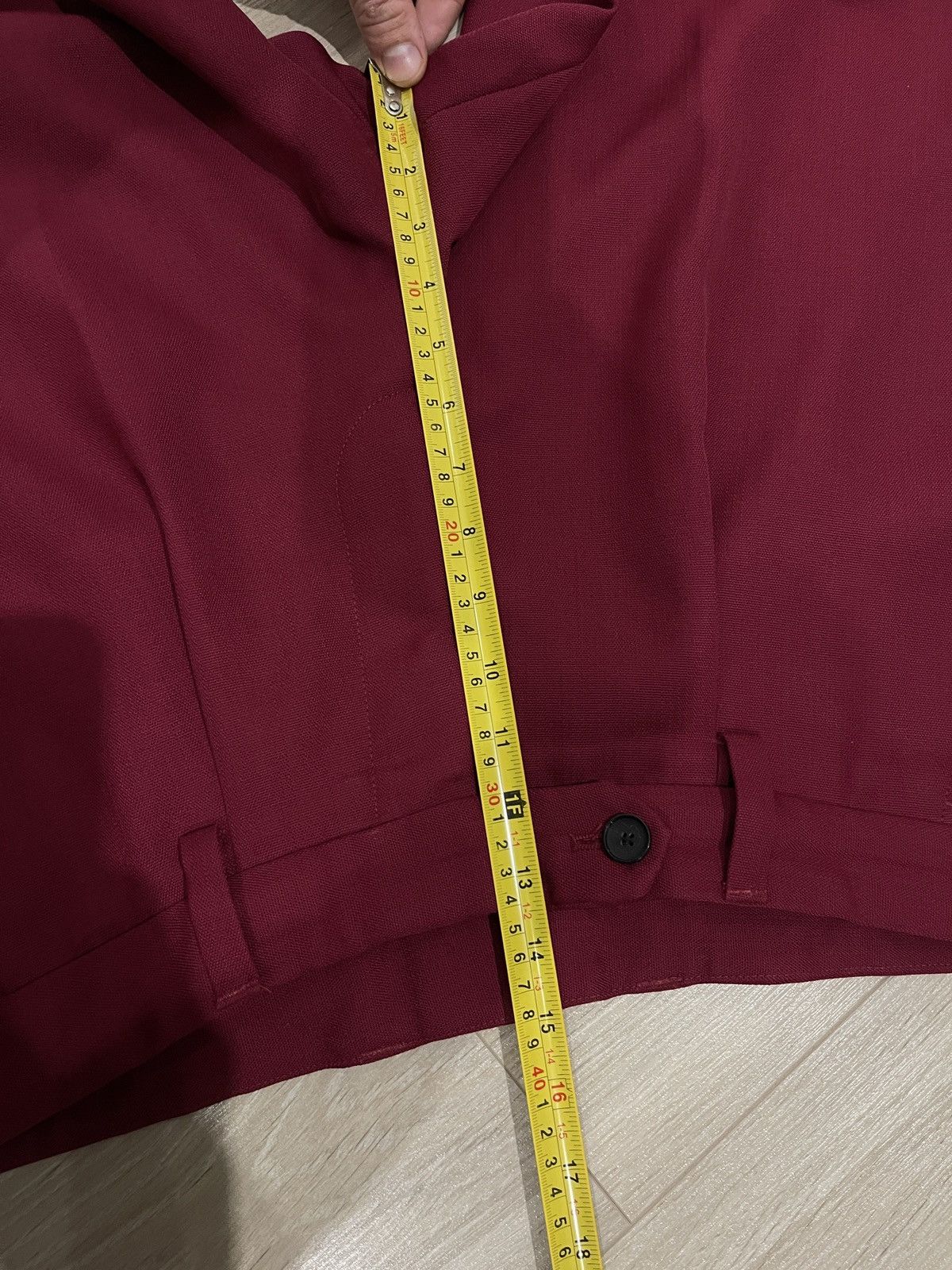 Hugo Boss HUGO BOSS Porte Fashion Fit Trousers Pants Burgundy Wool Size US 36 / EU 52 - 14 Thumbnail