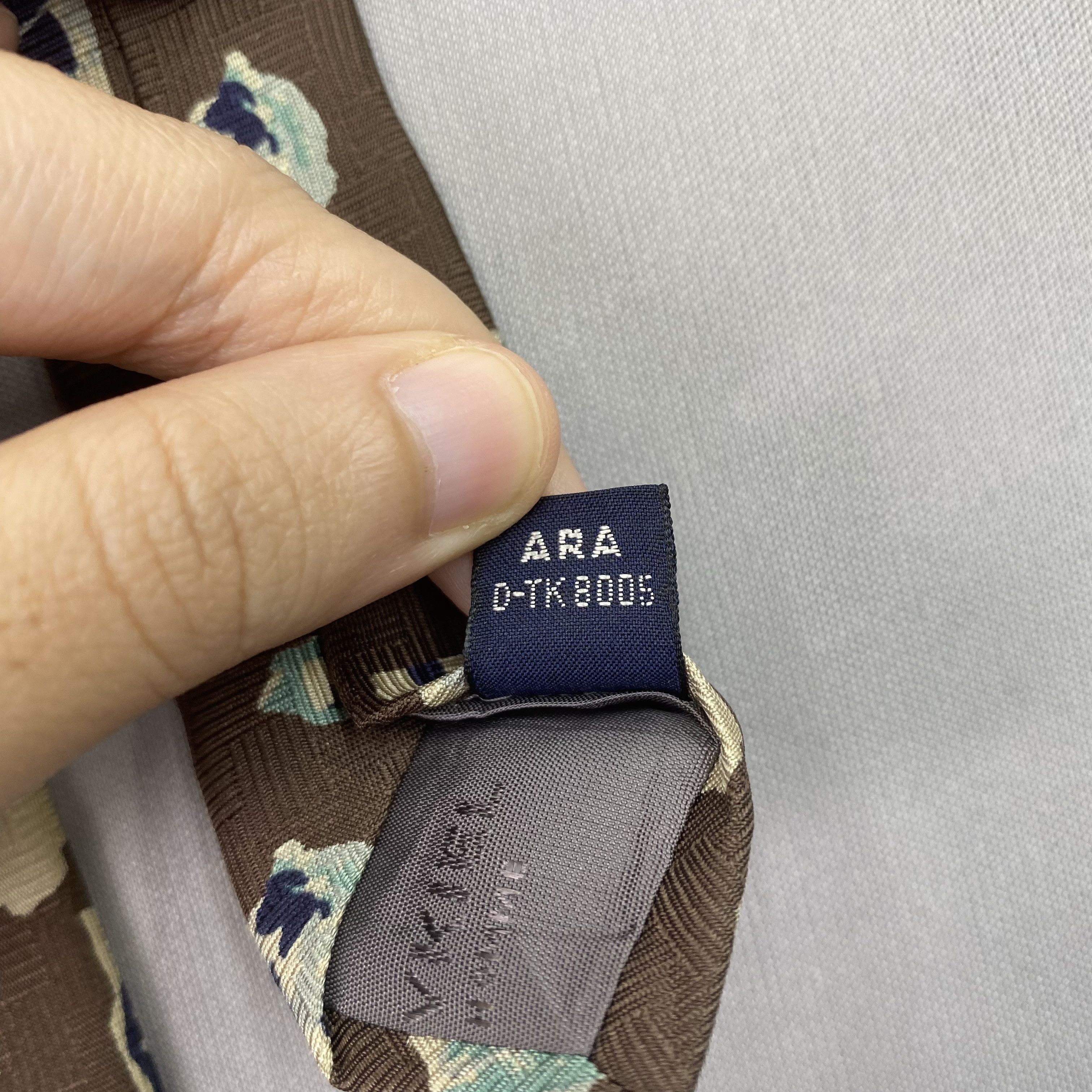 Japanese Brand Vintage Sonia Rykiel Homme SILK Necktie Cravate Pure Silk Size ONE SIZE - 7 Thumbnail