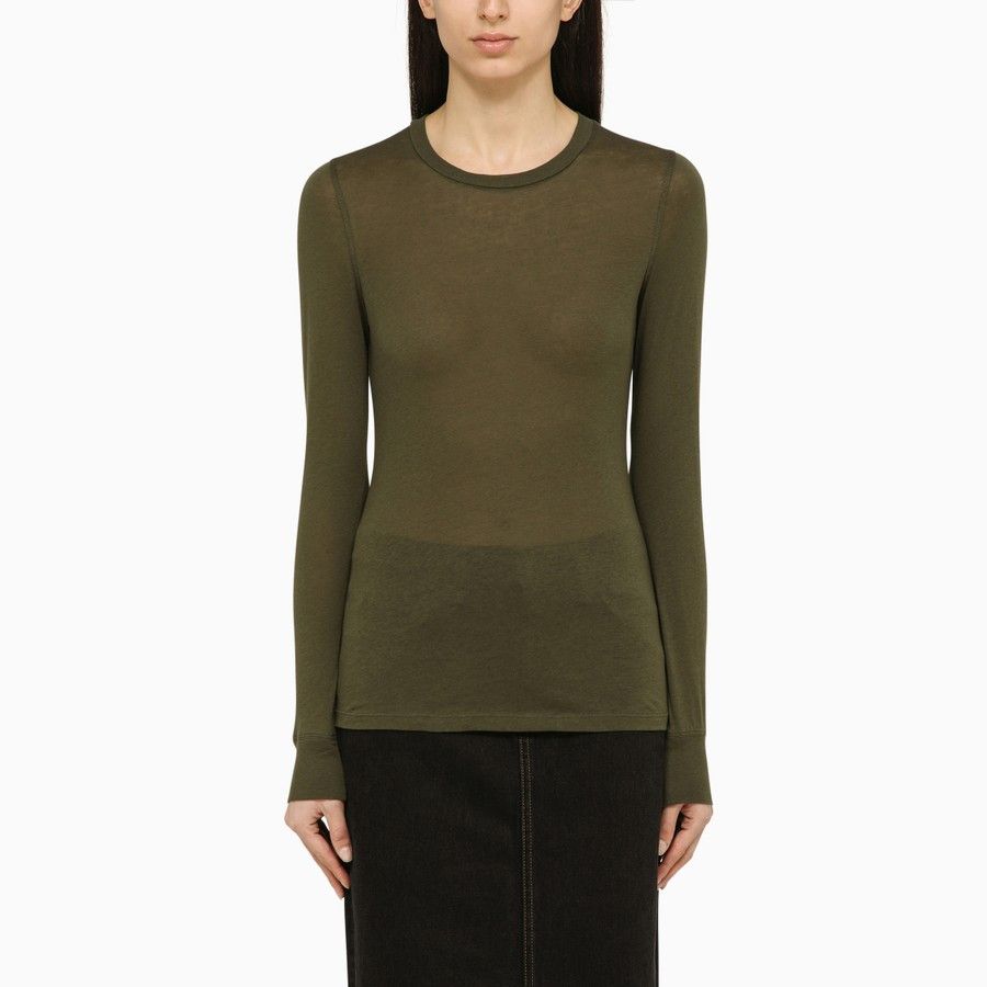 image of Wardrobe NYC O1D2Blof0124 Jumper In Green, Women's (Size Small)