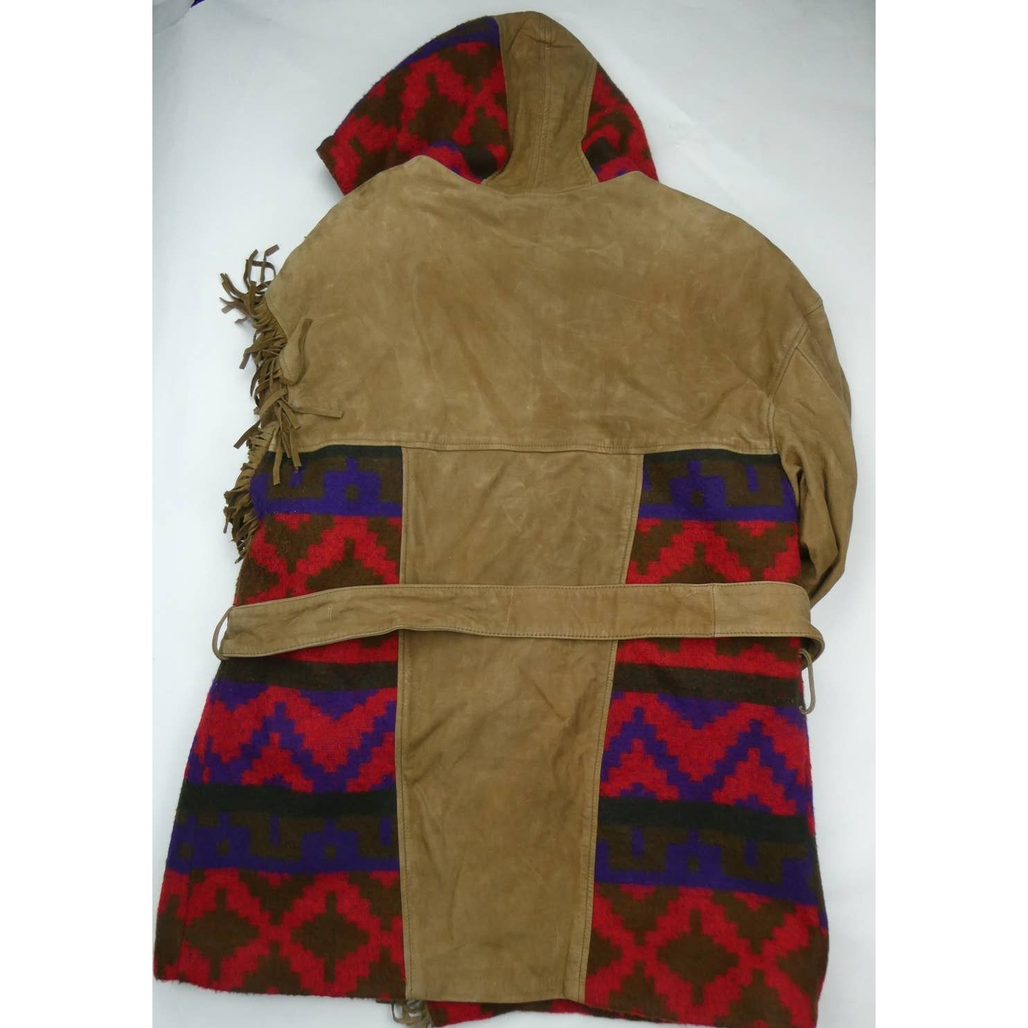 Pendleton Miropa Wool & Leather Aztec print coat Pendleton Like, small Size S / US 4 / IT 40 - 2 Thumbnail