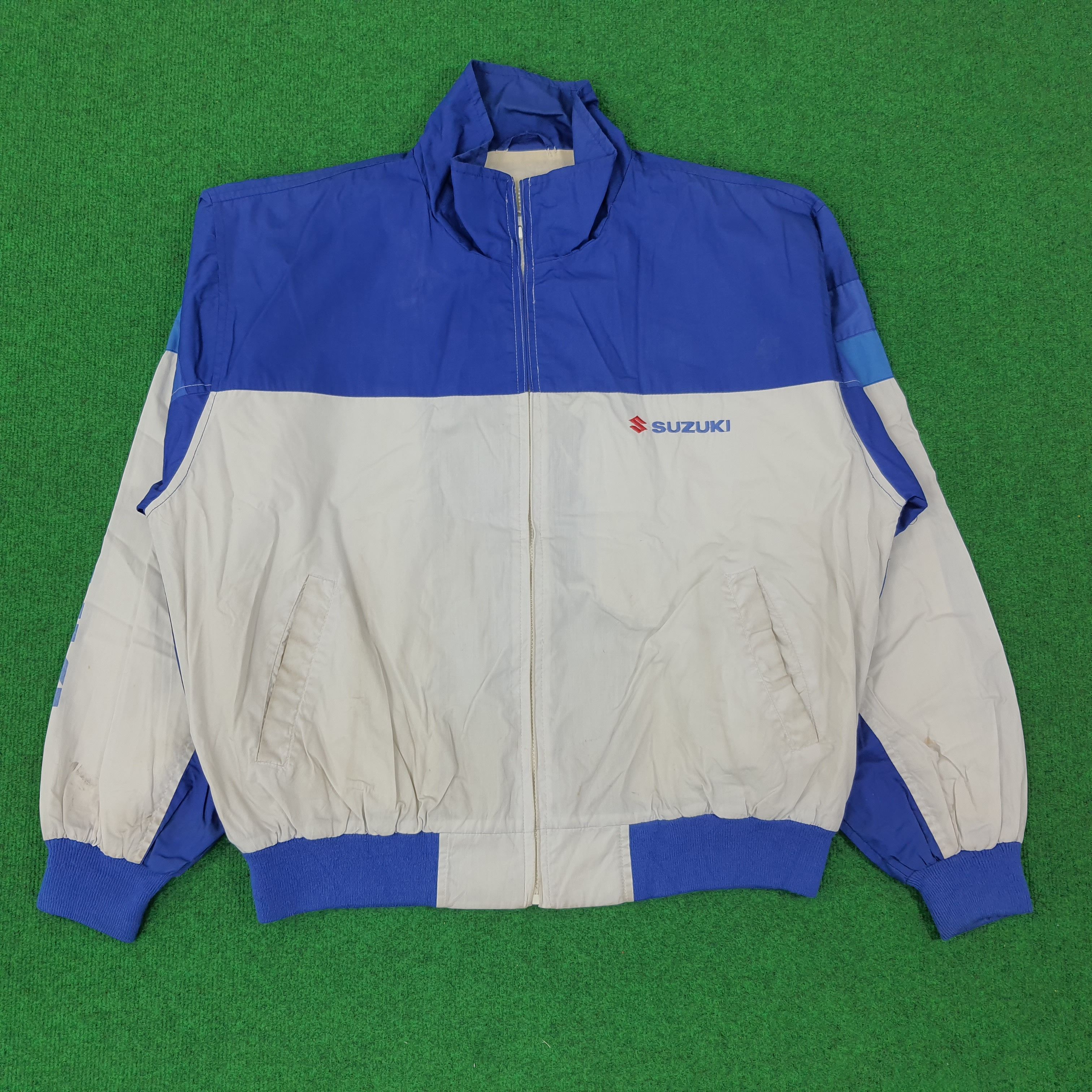 Japanese Brand × Vintage Vintage SUZUKI Japan Motorsports Jacket C230N13 Size US XL / EU 56 / 4 - 3 Thumbnail