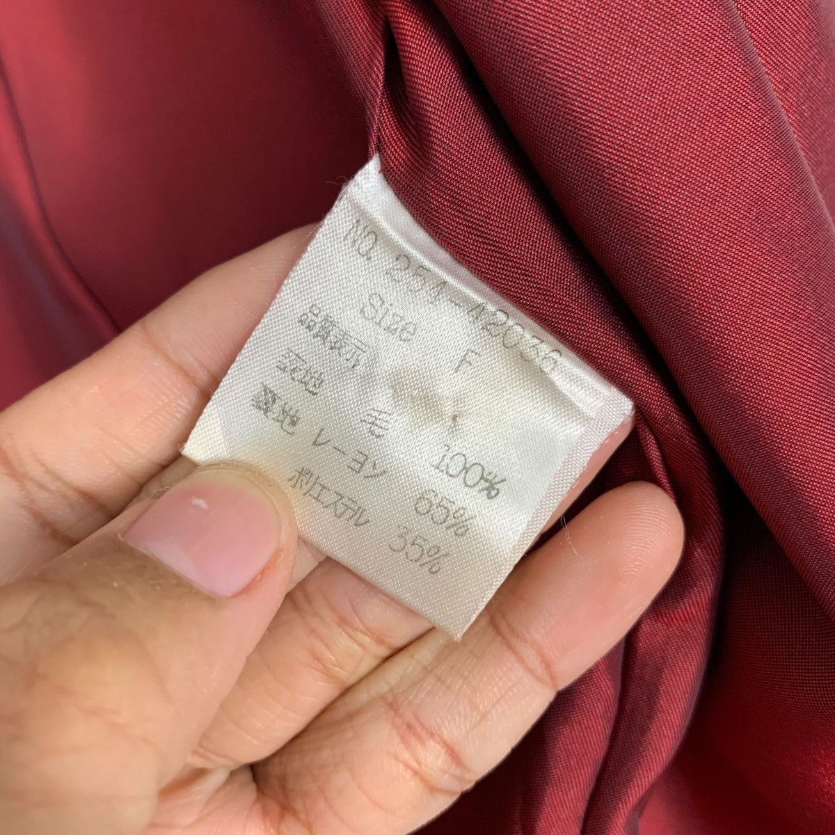 Japanese Brand RELACHER Flecked Wool Double Breasted Coat #2739-C123 Size S / US 4 / IT 40 - 13 Thumbnail