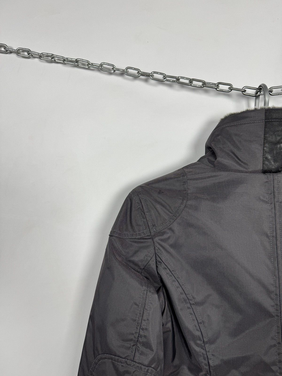 Belstaff Belstaff Faux Fur Trim Lined Biker Moto Nylon Jacket Size 12 Size M / US 6-8 / IT 42-44 - 14 Thumbnail