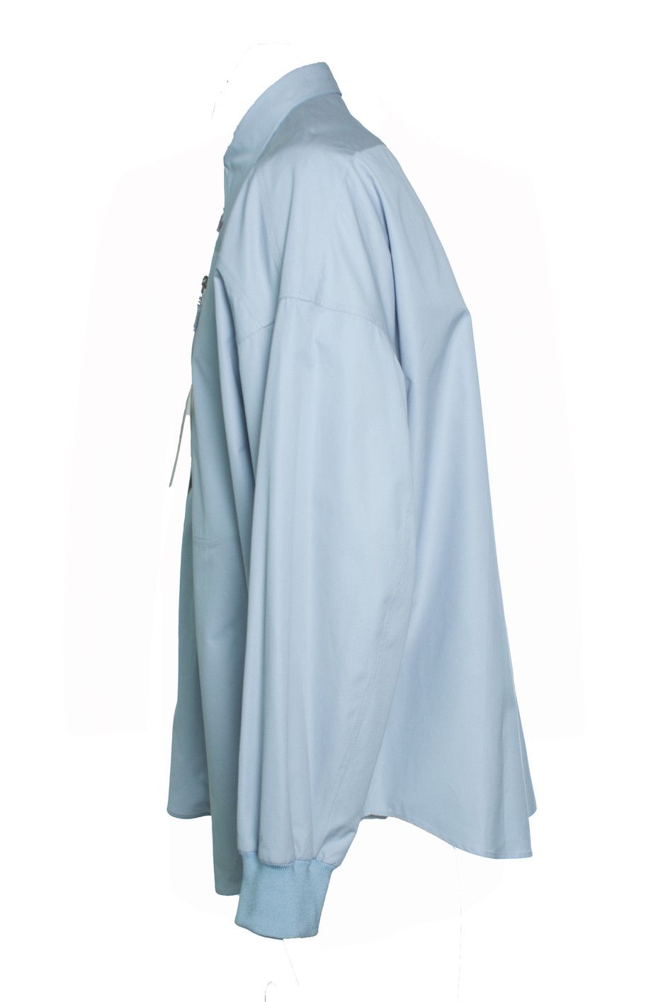 Alexander McQueen Alexander McQueen, Light blue shirt jacket with zipper Size US L / EU 52-54 / 3 - 4 Thumbnail