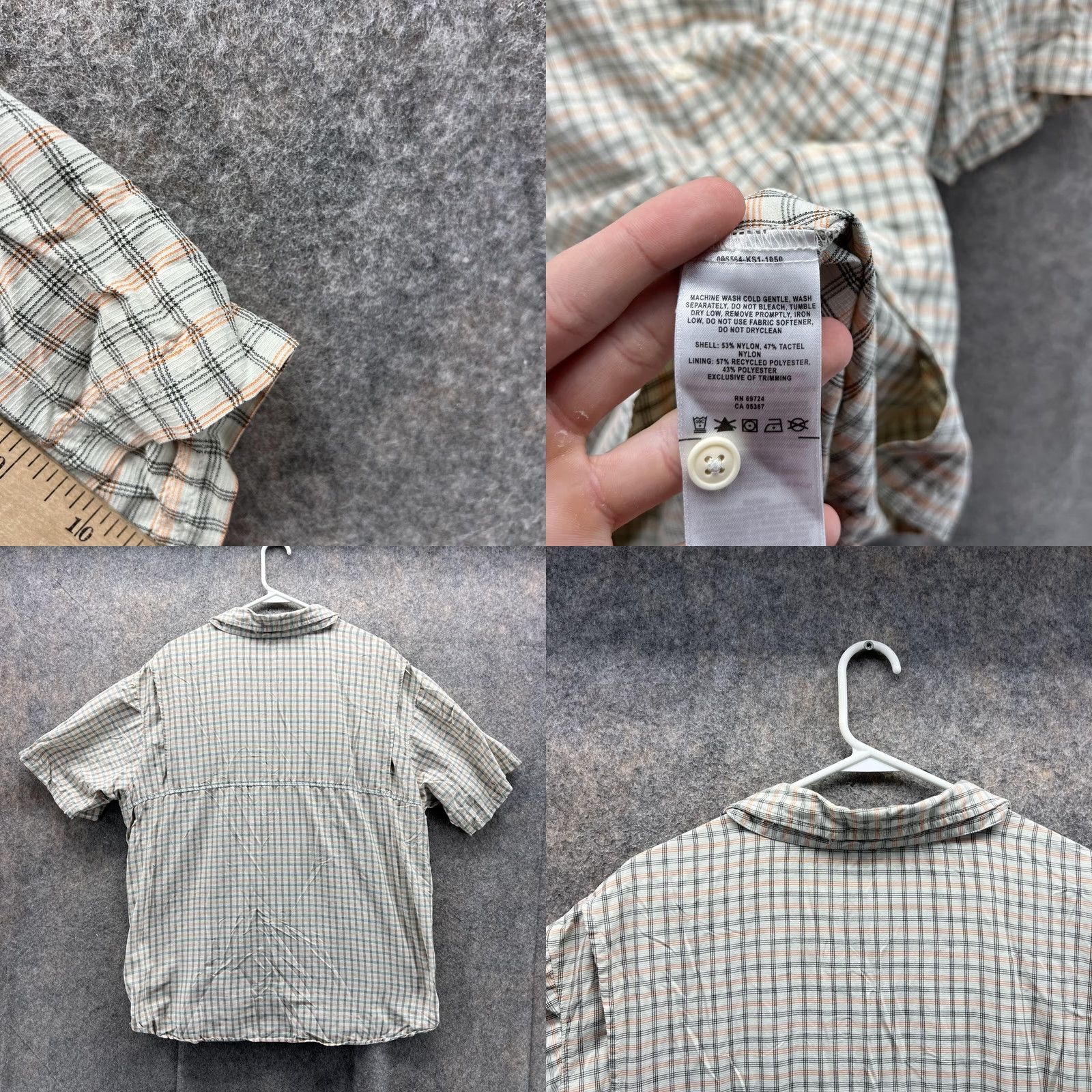 Vintage Columbia Shirt Men XXL White Casual Button-Up Preppy Omni Shade Sun Protection Shirt Men XXL White Plaid Button-Down Short Sleeve All Seasons Size US XXL / EU 58 / 5 - 8 Thumbnail