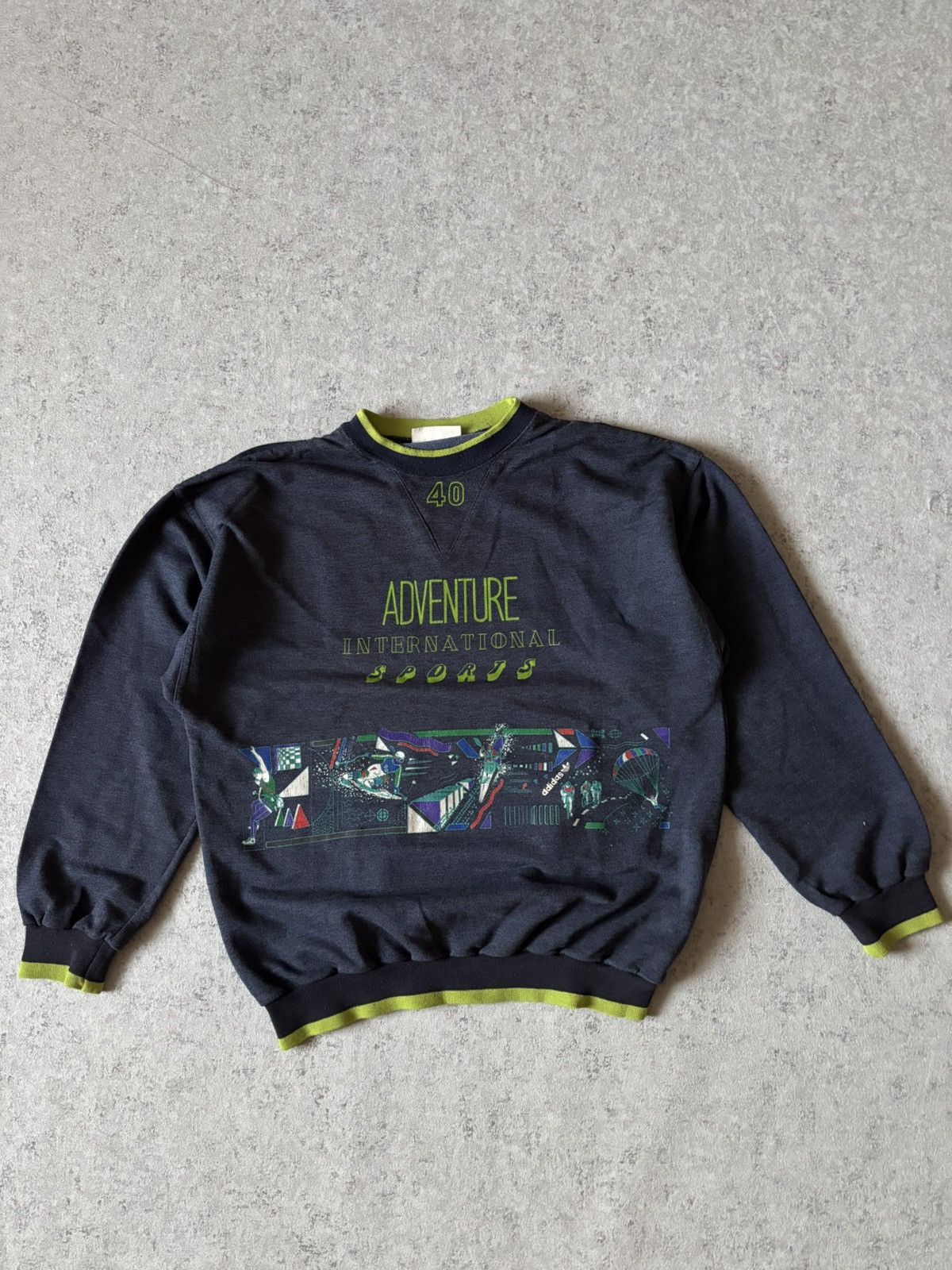 Adidas × Vintage VINTAGE ADIDAS ADVENTURE CREWNECK Size M / US 6-8 / IT 42-44 - 1 Thumbnail