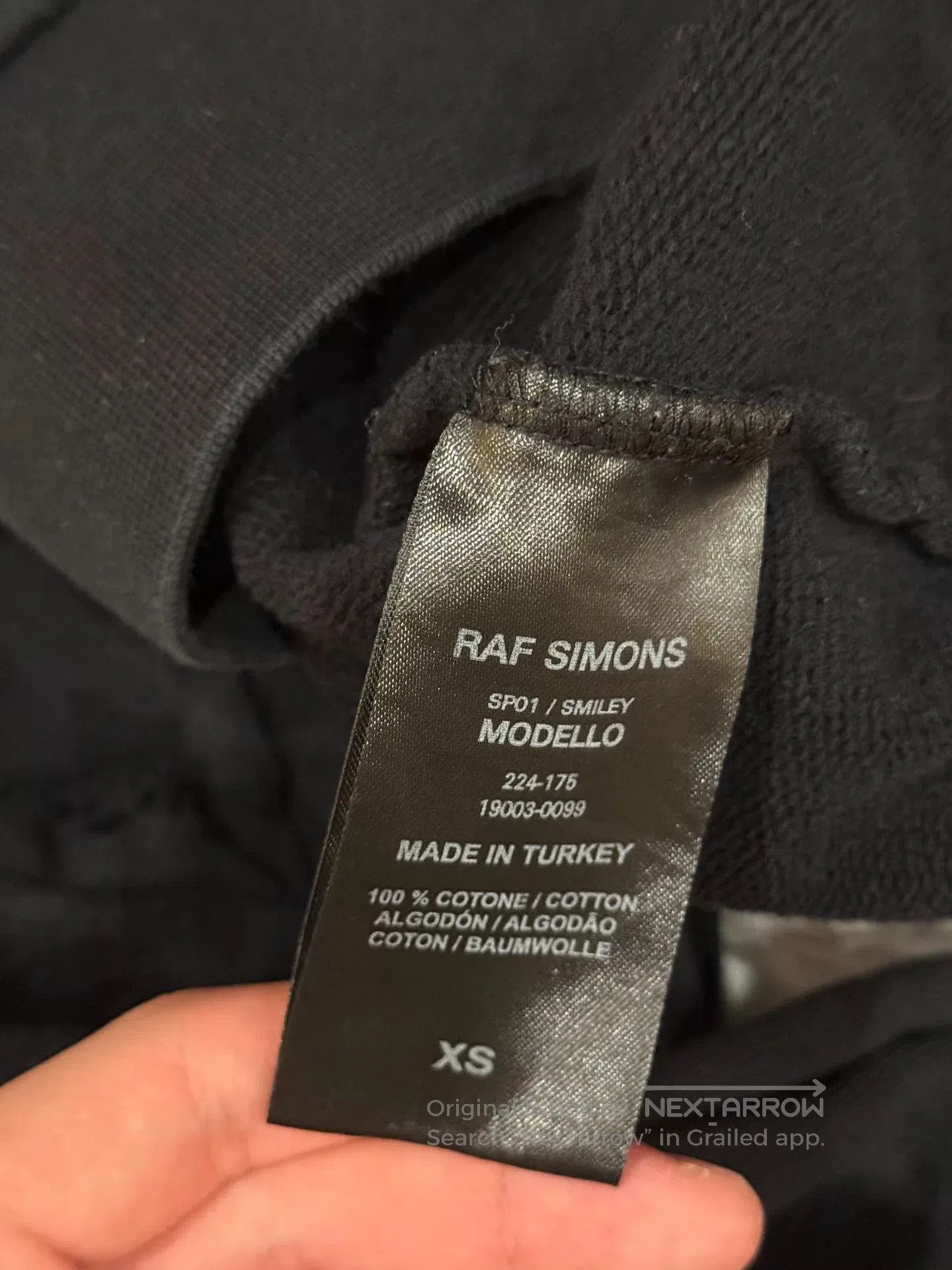 Raf Simons Raf Simons Smiley Hoodie XS. Size US XS / EU 42 / 0 - 6 Thumbnail