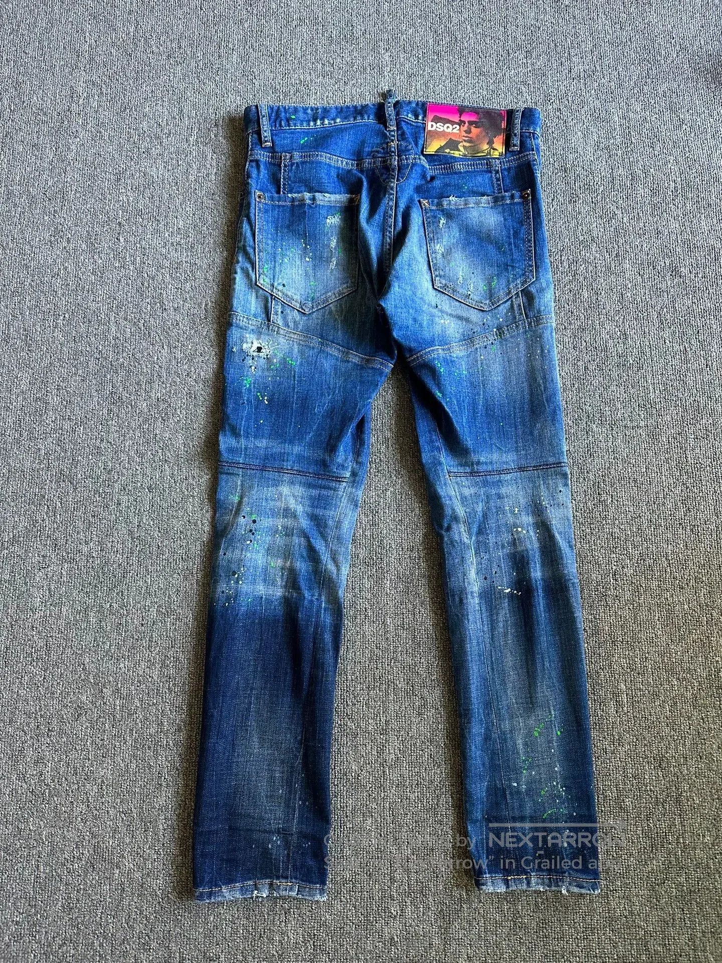 Dsquared2 dsquared2 splash paint denim jeans. Size US 28 / EU 44 - 3 Thumbnail