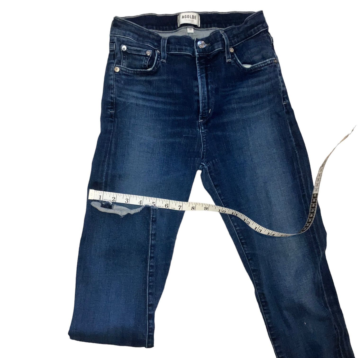 Agolde Sophie Cropped Medium Wash high rise Jean-28