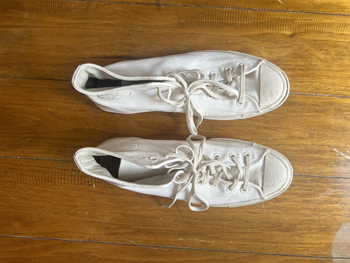 Converse × Maison Margiela Margiela x Converse painted sunflower yellow chucks Size US 13 / EU 46 - 4 Thumbnail