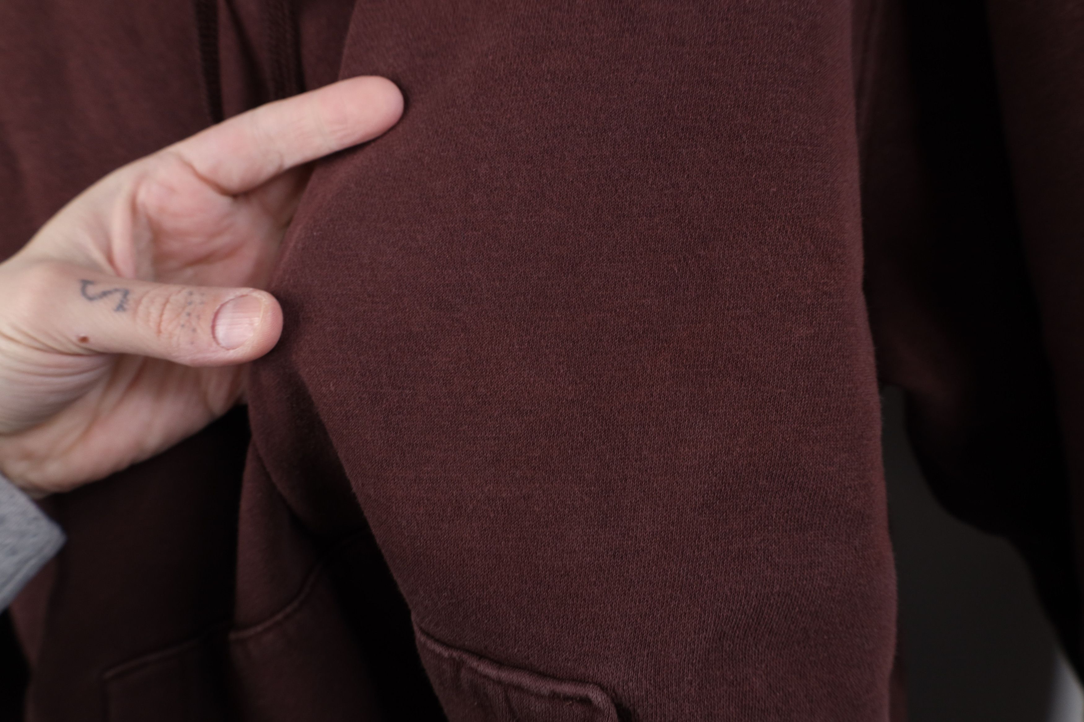 Nike Vintage Y2K Nike Swoosh Sun Faded Hoodie Chocolate Brown Size US L / EU 52-54 / 3 - 5 Thumbnail