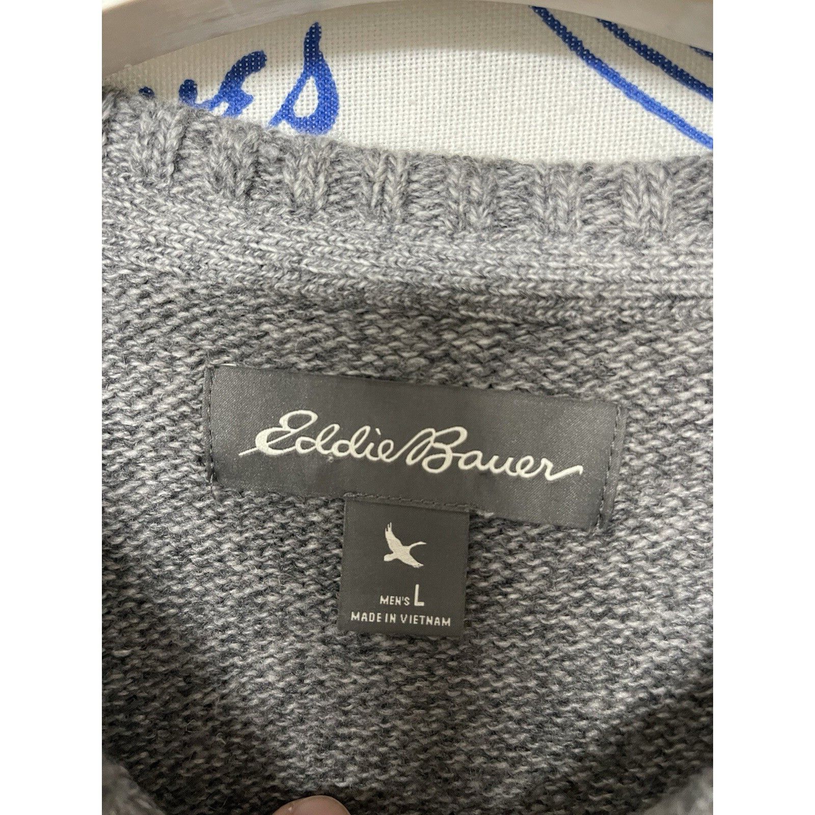 Eddie Bauer VTG Y2K 90S EDDIE BAUER WOOL KNIT NORDIC SNOWFLAKE SWEATER G Size US L / EU 52-54 / 3 - 2 Thumbnail