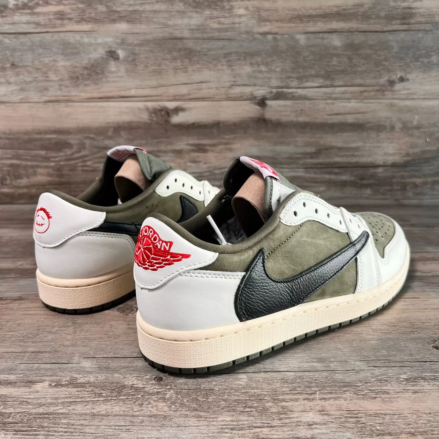 Nike Nike Jordan 1 x TS Reverse Olive 44 DM7866-200 Size US 11 / EU 44 - 3 Thumbnail