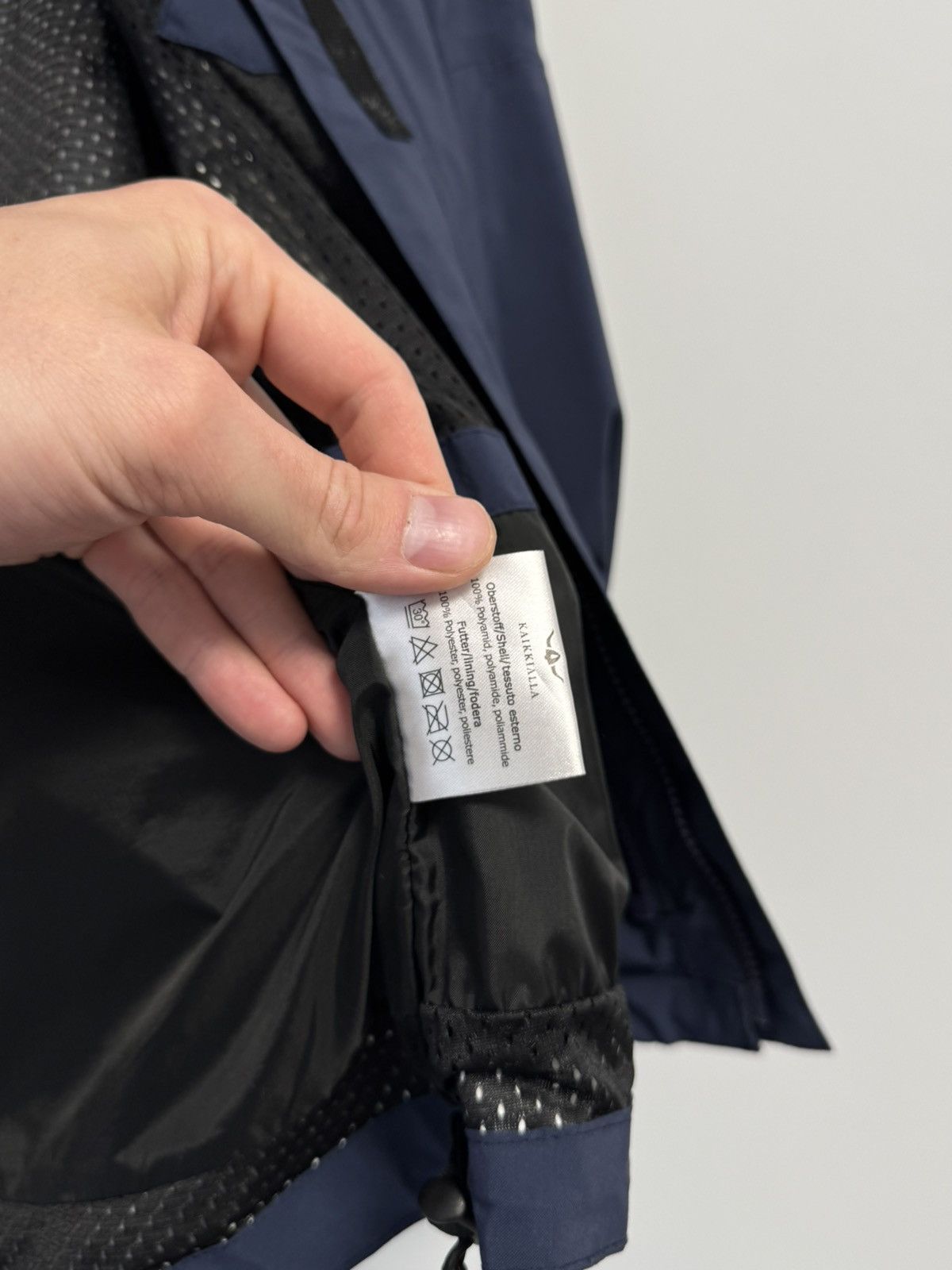 Other Kaikkialla Waterproof Hooded Outdoor Jacket Navy Blue Size XL / US 12-14 / IT 48-50 - 17 Thumbnail