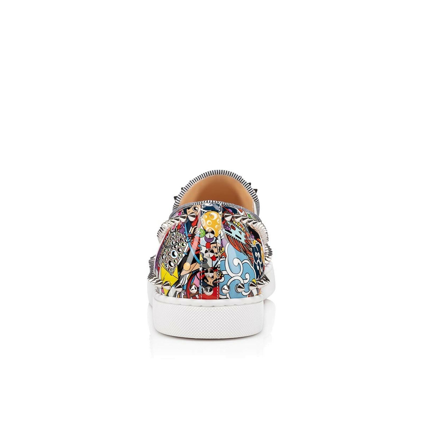 Christian Louboutin Super Pik Boat Flat Patent Loubi Low Top Slip On Sneaker 36 Size US 6 / IT 36 - 10 Thumbnail