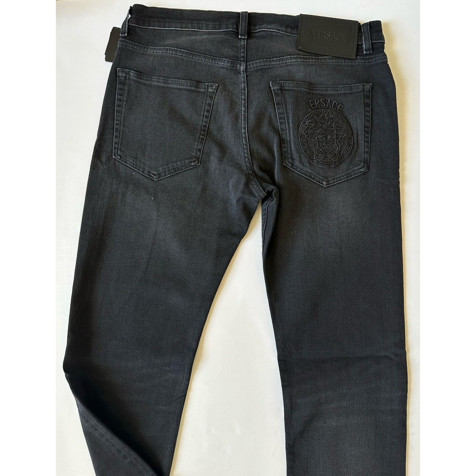 Versace Versace Men’s Black Stretch Stone Washed Jeans 32 US 1011835 Size US 32 / EU 48 - 11 Thumbnail