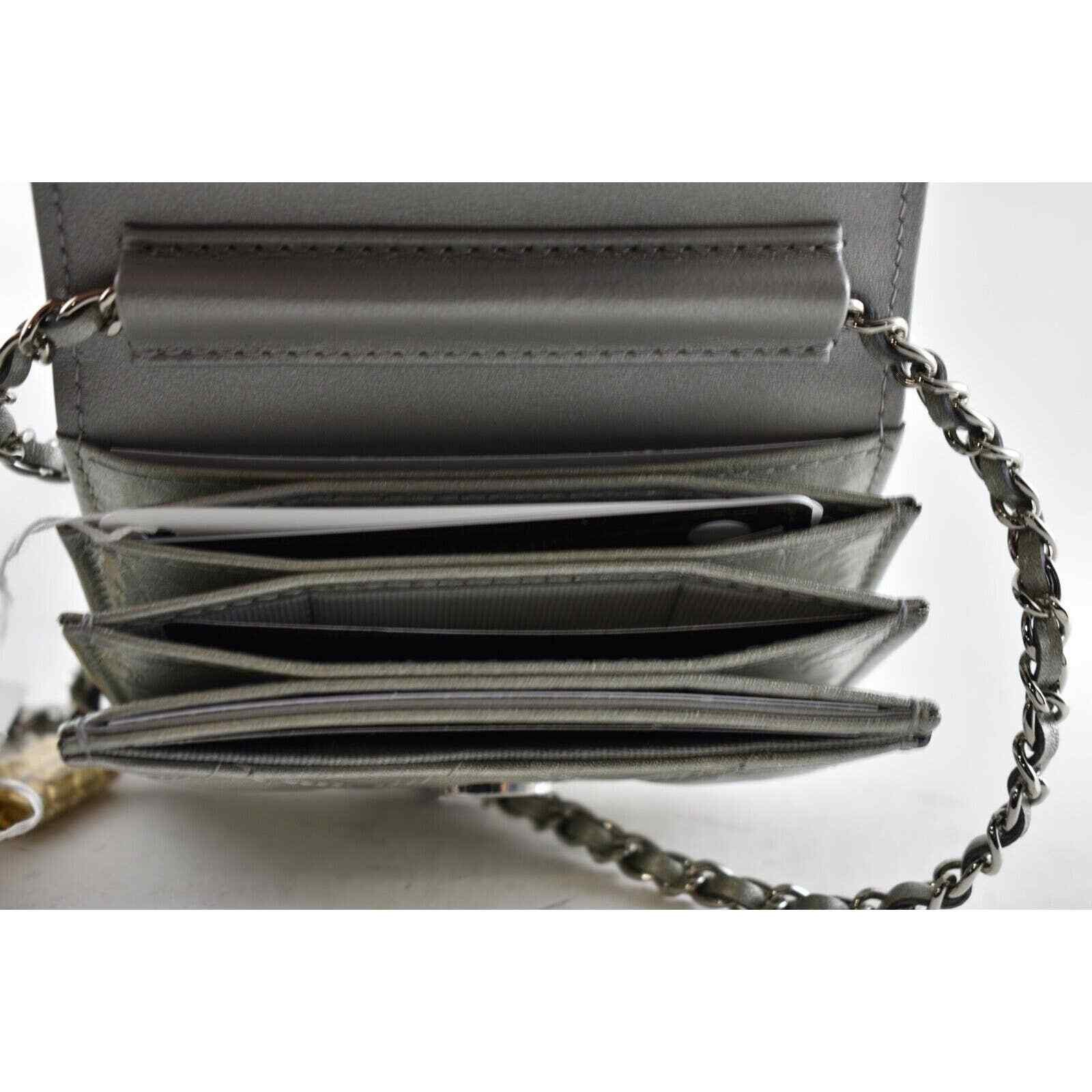 Chanel Chanel Mini Wallet Chain Gold Charm Shoulder Crossbody Bag Size ONE SIZE - 10 Thumbnail