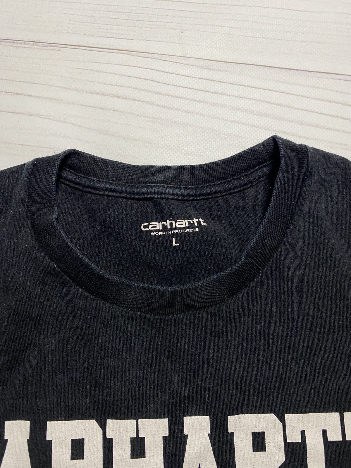 Carhartt × Vintage Vintage Carhartt Box Logo Faded Y2k T Shirt Size US L / EU 52-54 / 3 - 3 Thumbnail