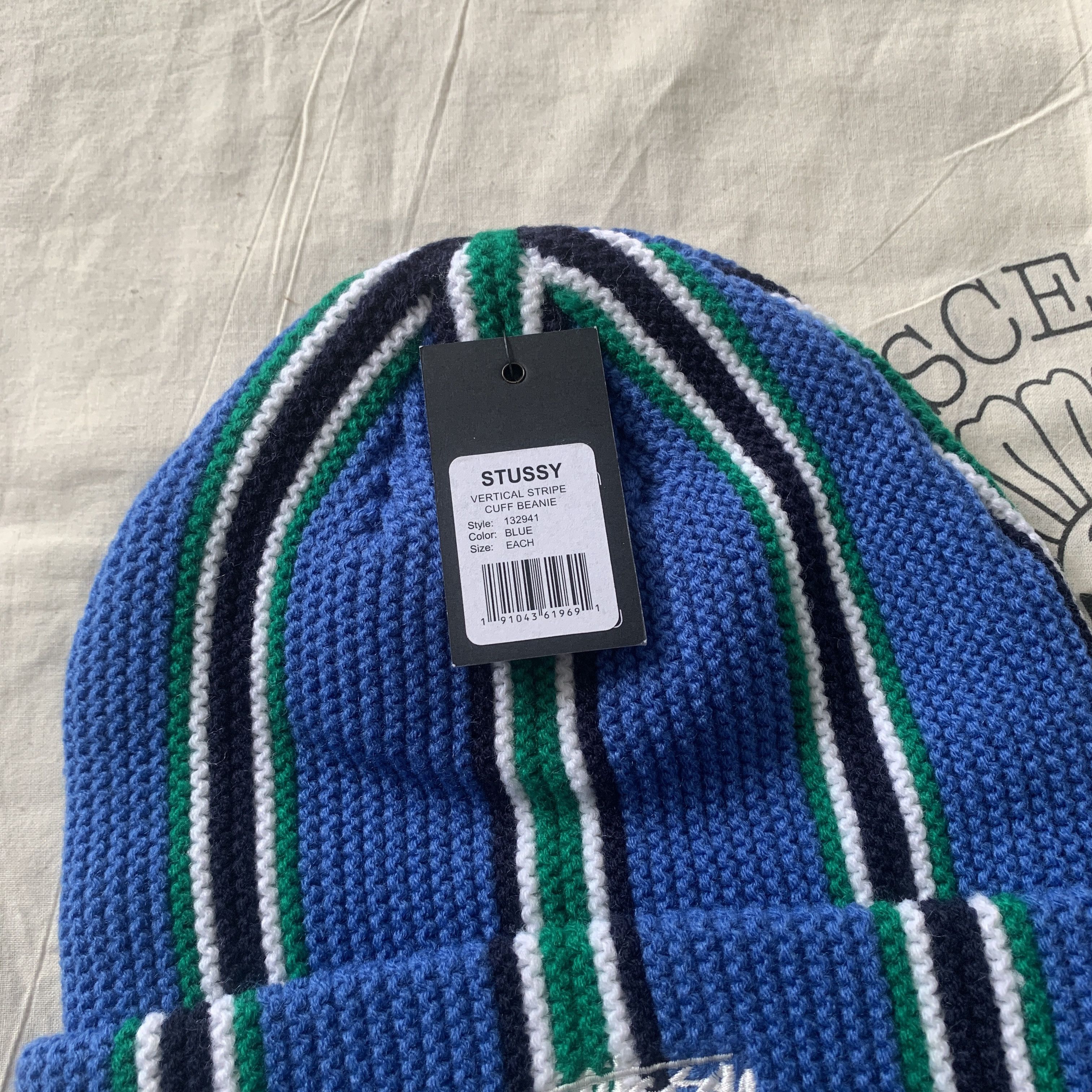 Stussy Stussy vertical stripe cuff beanie Size ONE SIZE - 2 Thumbnail