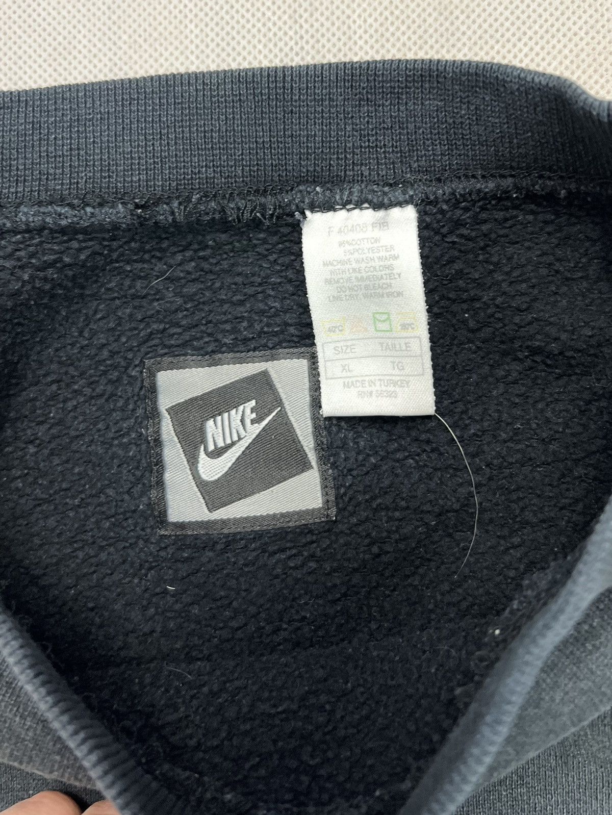 Nike × Vintage Baggy Sweatshirt Nike vintage 90’s black Size US XL / EU 56 / 4 - 2 Thumbnail