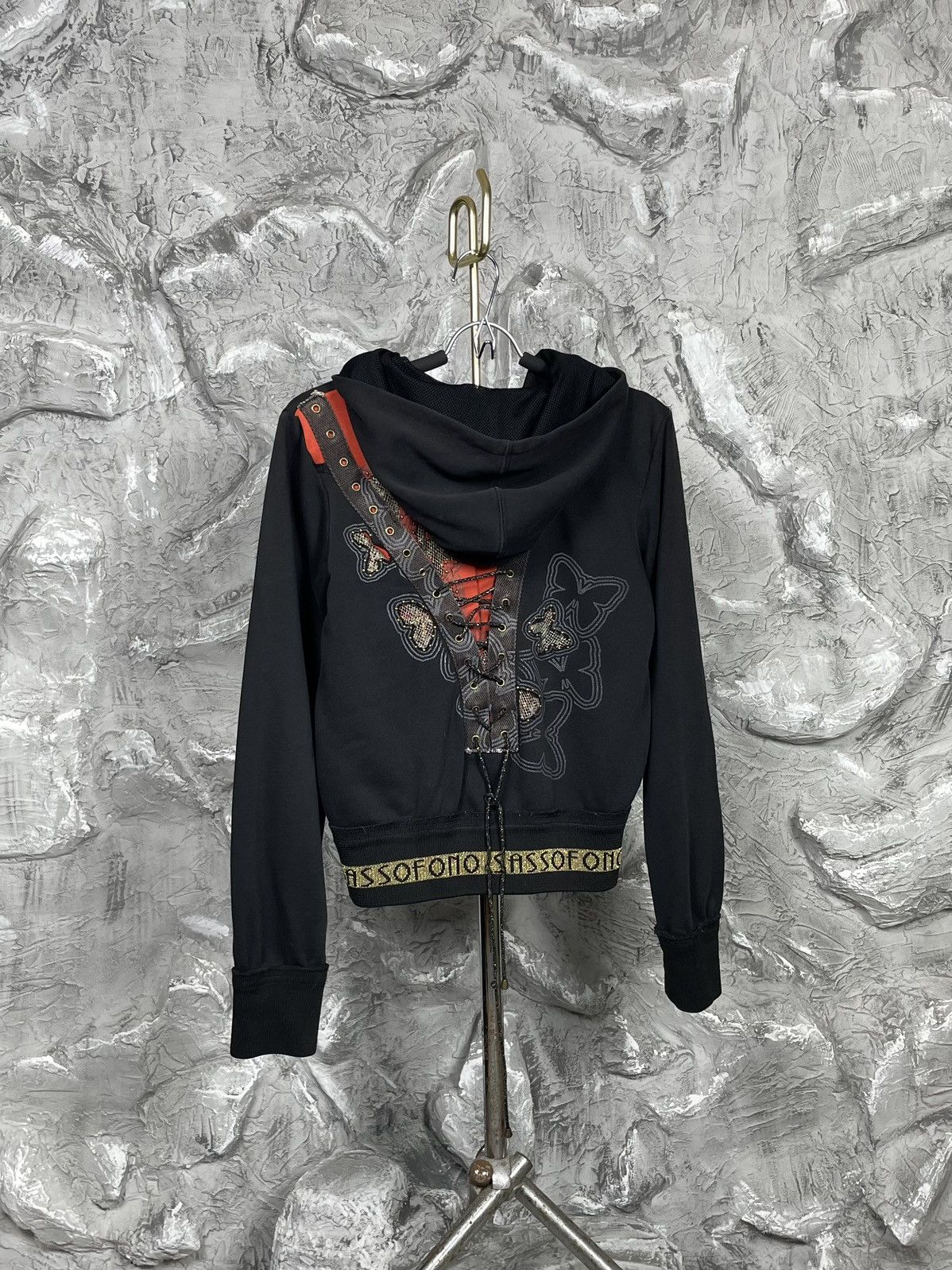 Hysteric Glamour × Japanese Brand 2000s Vintage Punk Y2K Bandage Hoodie Ed Hardy Style Size US S / EU 44-46 / 1 - 4 Thumbnail