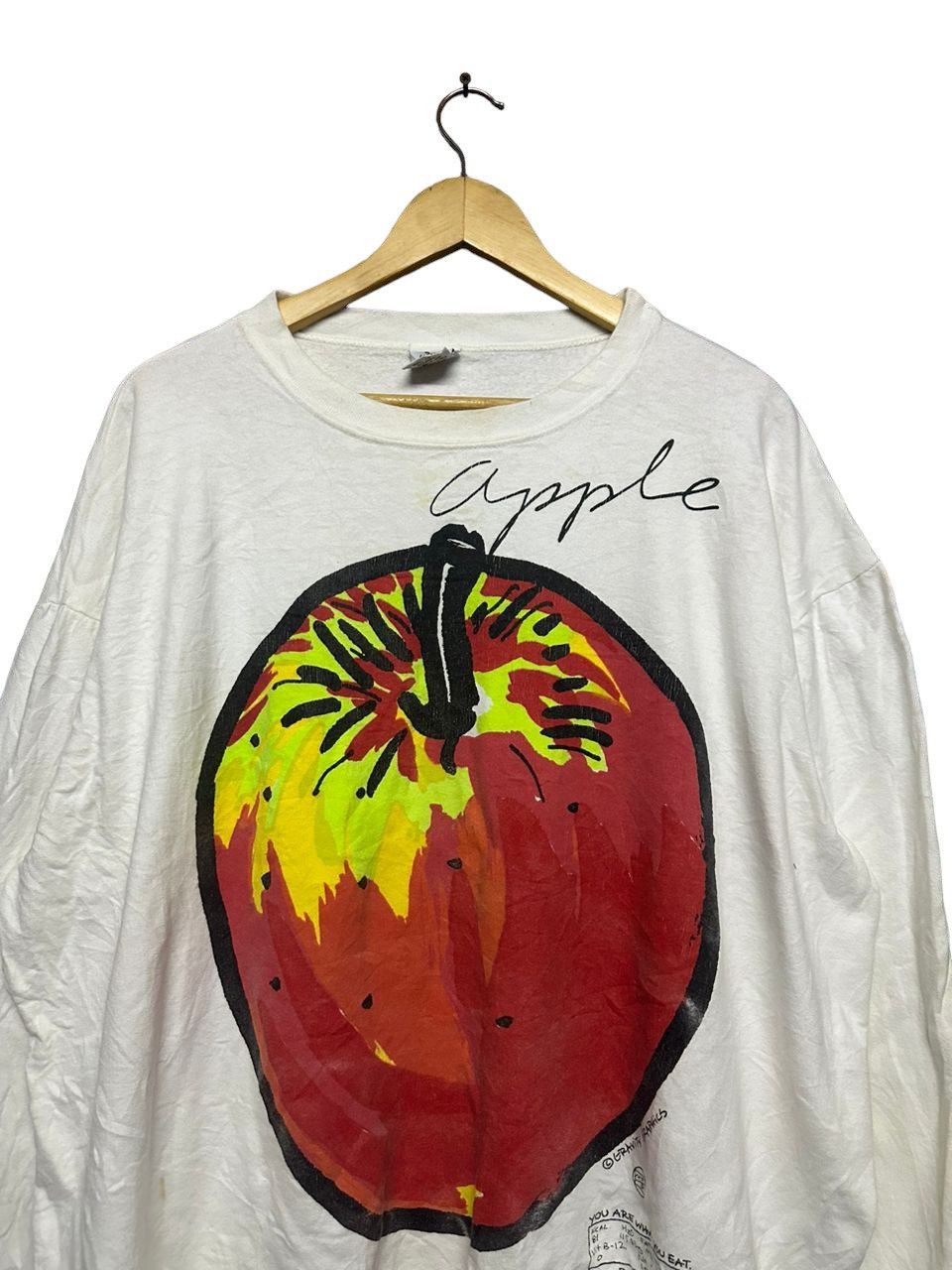 Vintage Vtg🔥Gravity Graphics Big Apple Artwork Sweatshirt Size US L / EU 52-54 / 3 - 6 Thumbnail